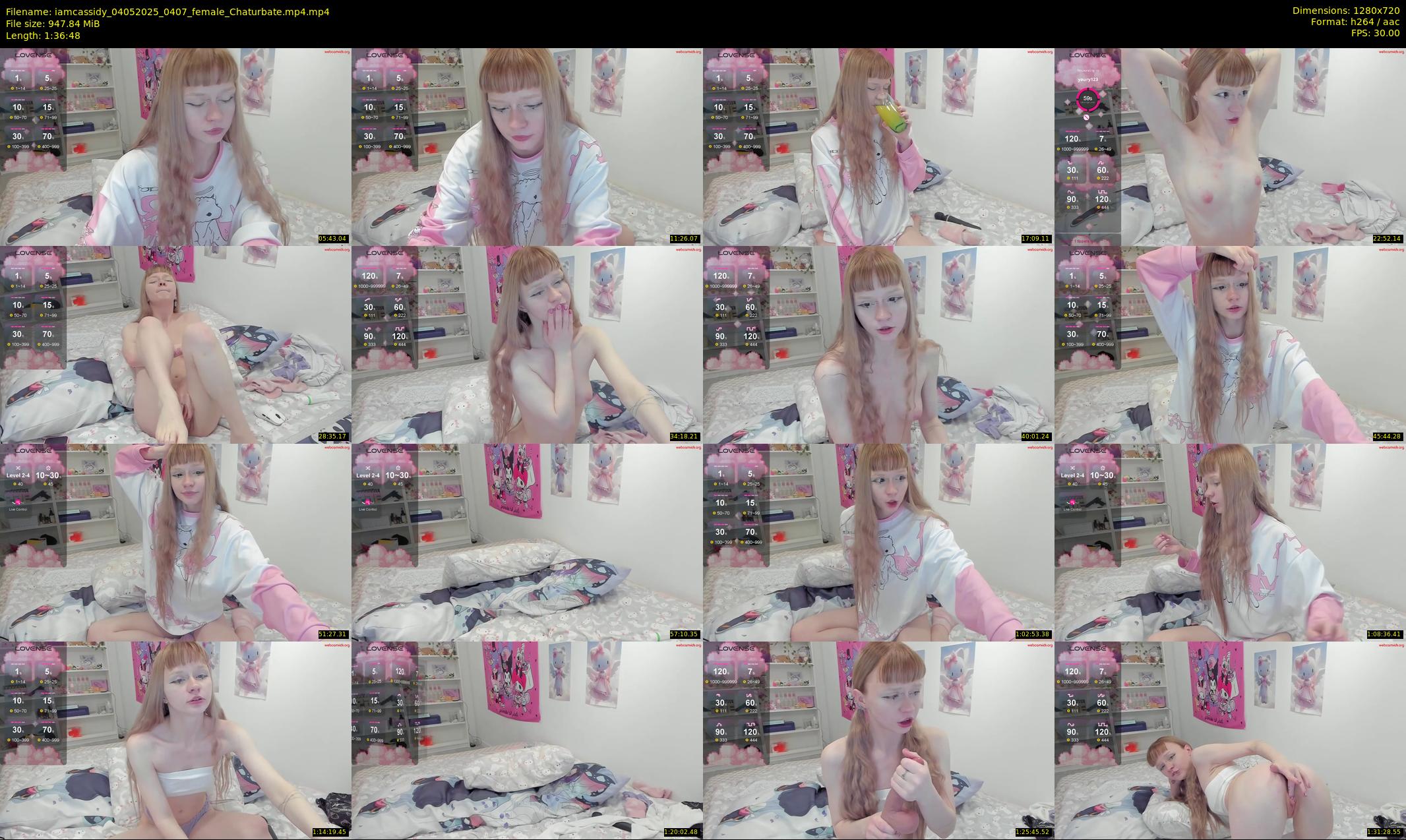 iamcassidy — 97 minute Chaturbate female cam show recording, 720p, May 4, 2025