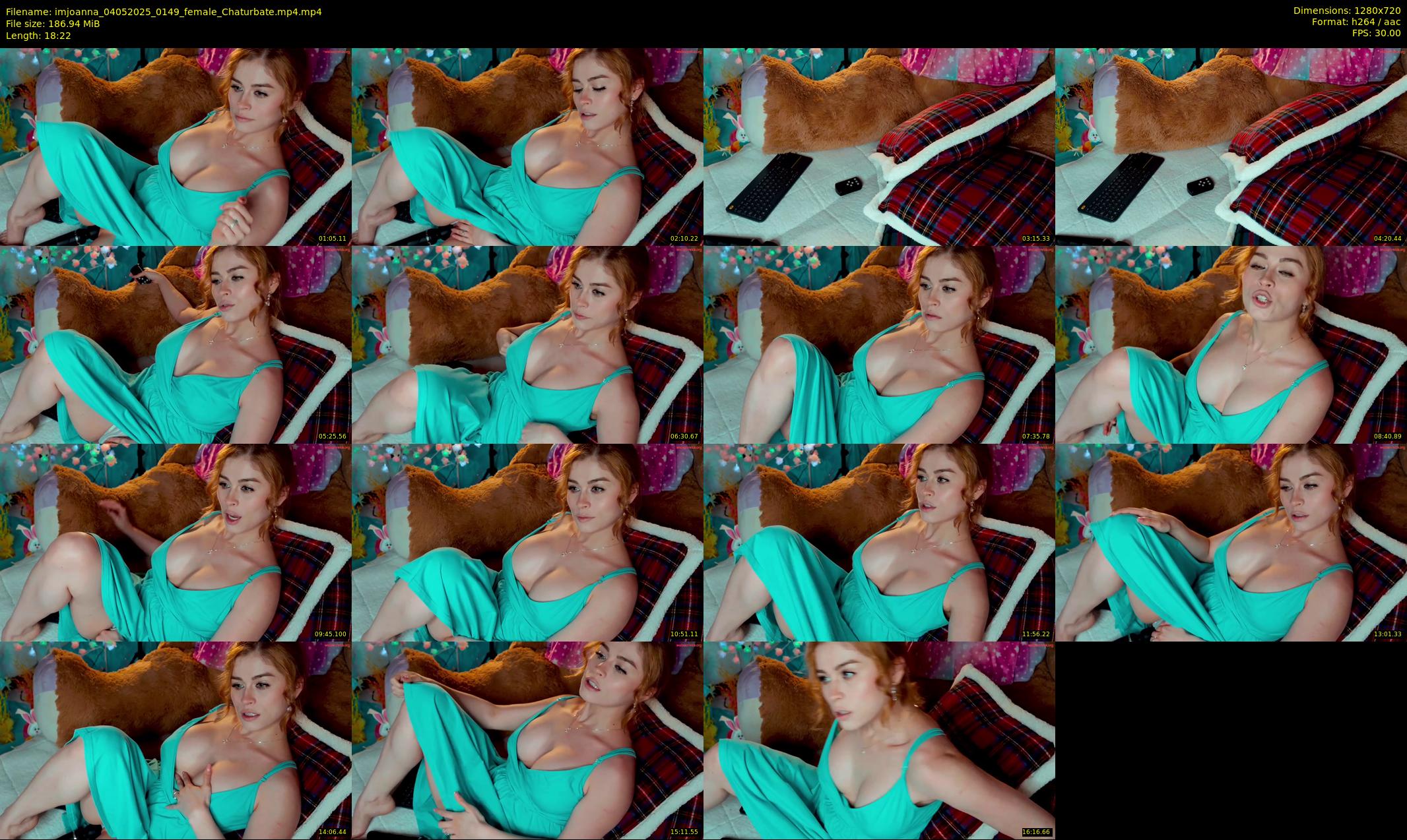 imjoanna — 19 minute Chaturbate female cam show recording, 720p, May 4, 2025