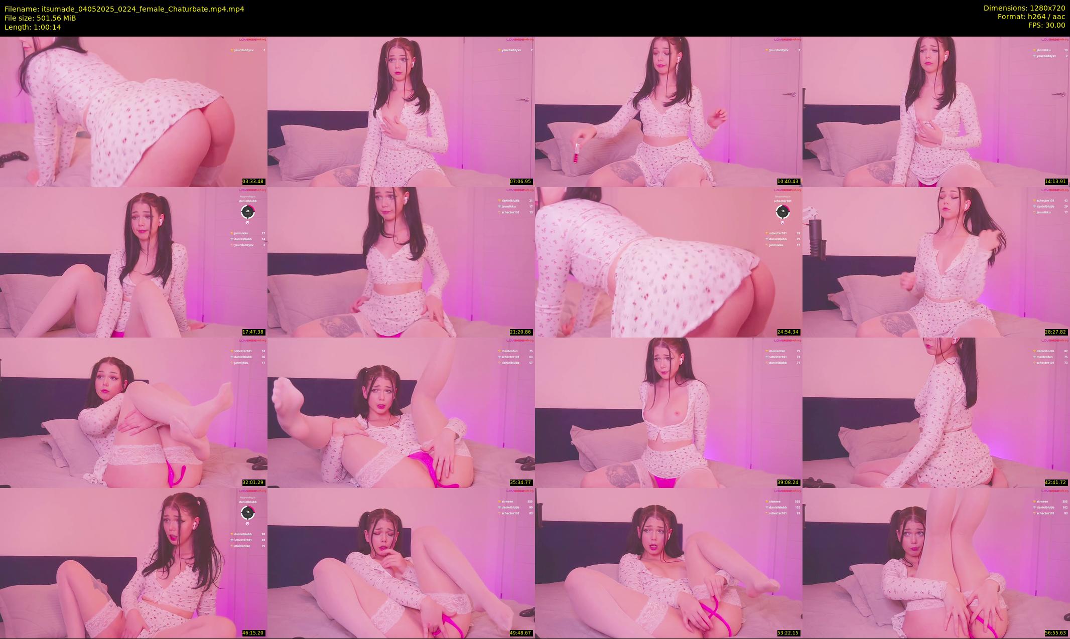 itsumade — 61 minute Chaturbate female cam show recording, 720p, May 4, 2025
