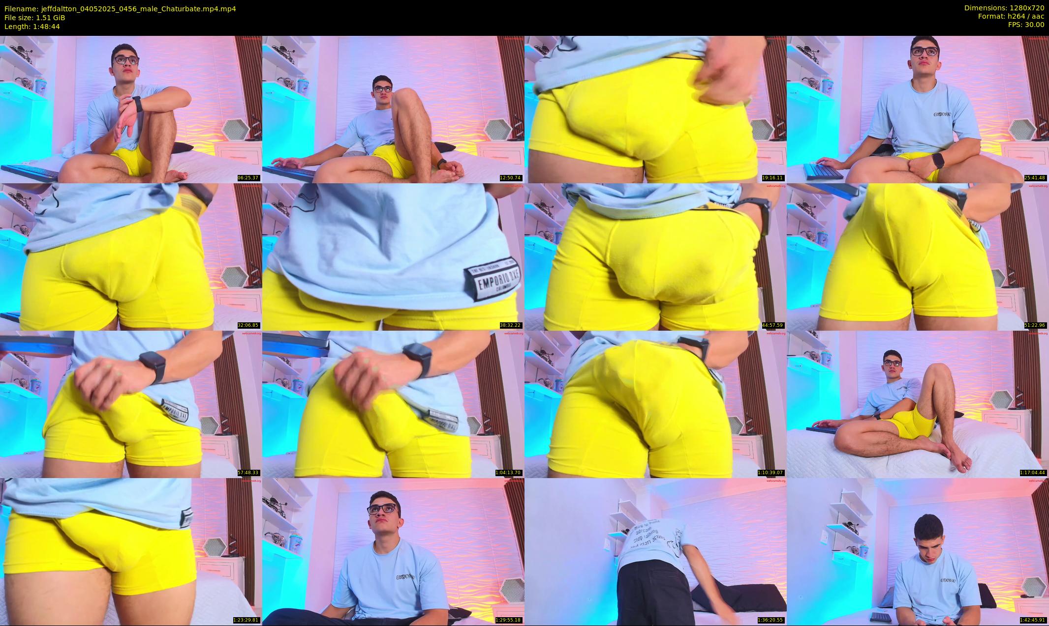 jeffdaltton — 109 minute Chaturbate male cam show recording, 720p, May 4, 2025