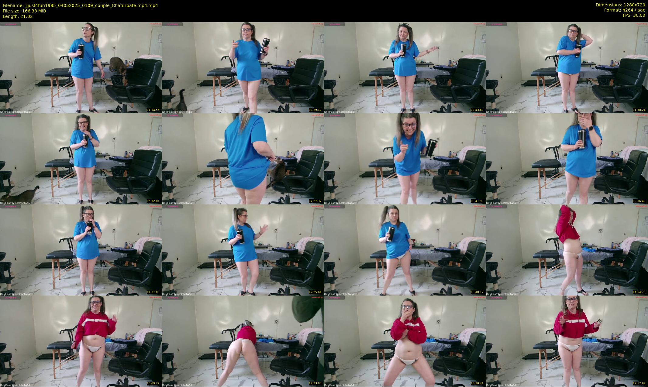 jjjust4fun1985 — 22 minute Chaturbate couple cam show recording, 720p, May 4, 2025