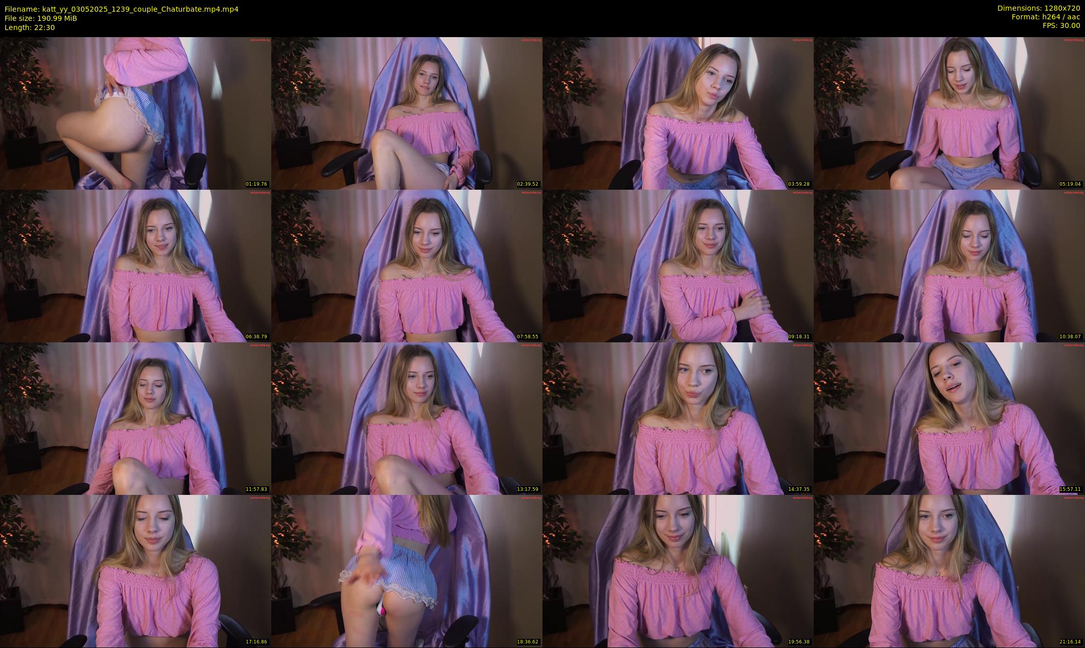 katt_yy — 23 minute Chaturbate female cam show recording, 720p, May 3, 2025