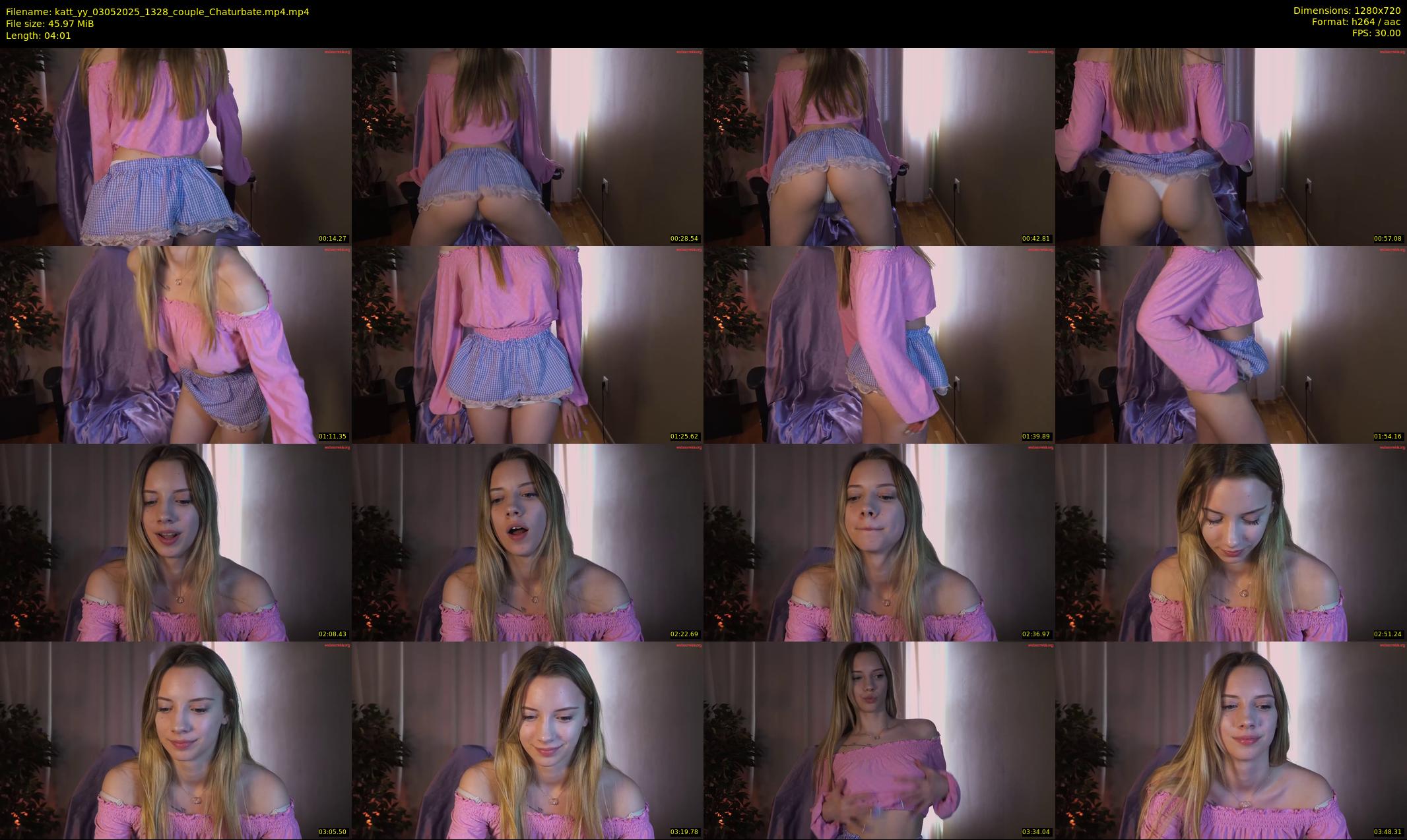 katt_yy — 5 minute Chaturbate female cam show recording, 720p, May 3, 2025