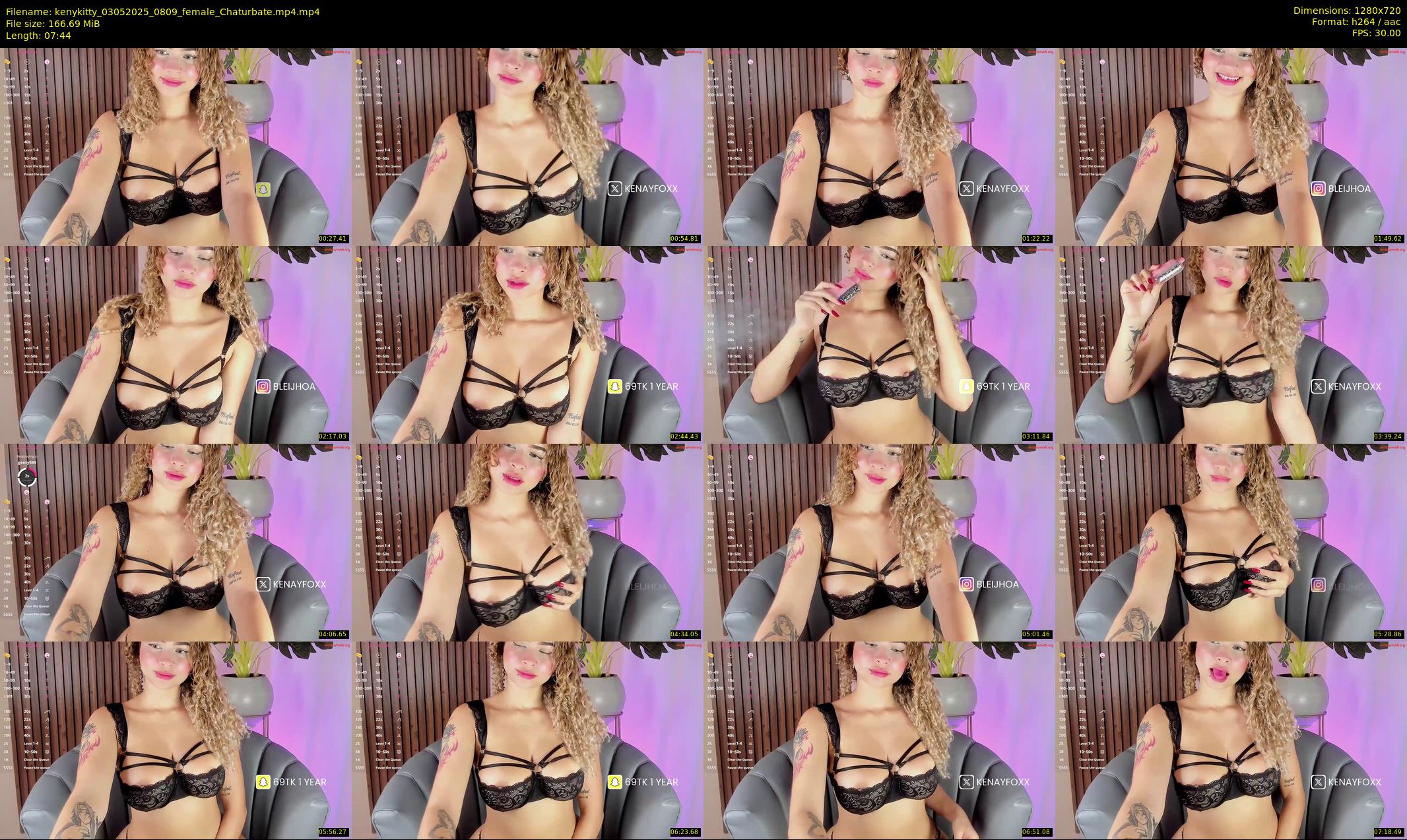 kenykitty — 8 minute Chaturbate female cam show recording, 720p, May 3, 2025