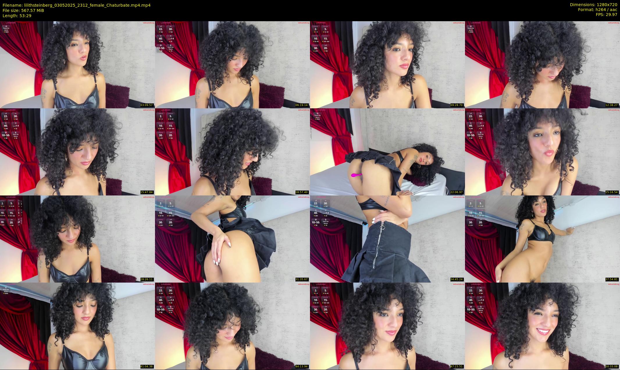 lilithsteinberg — 54 minute Chaturbate female cam show recording, 720p, May 3, 2025