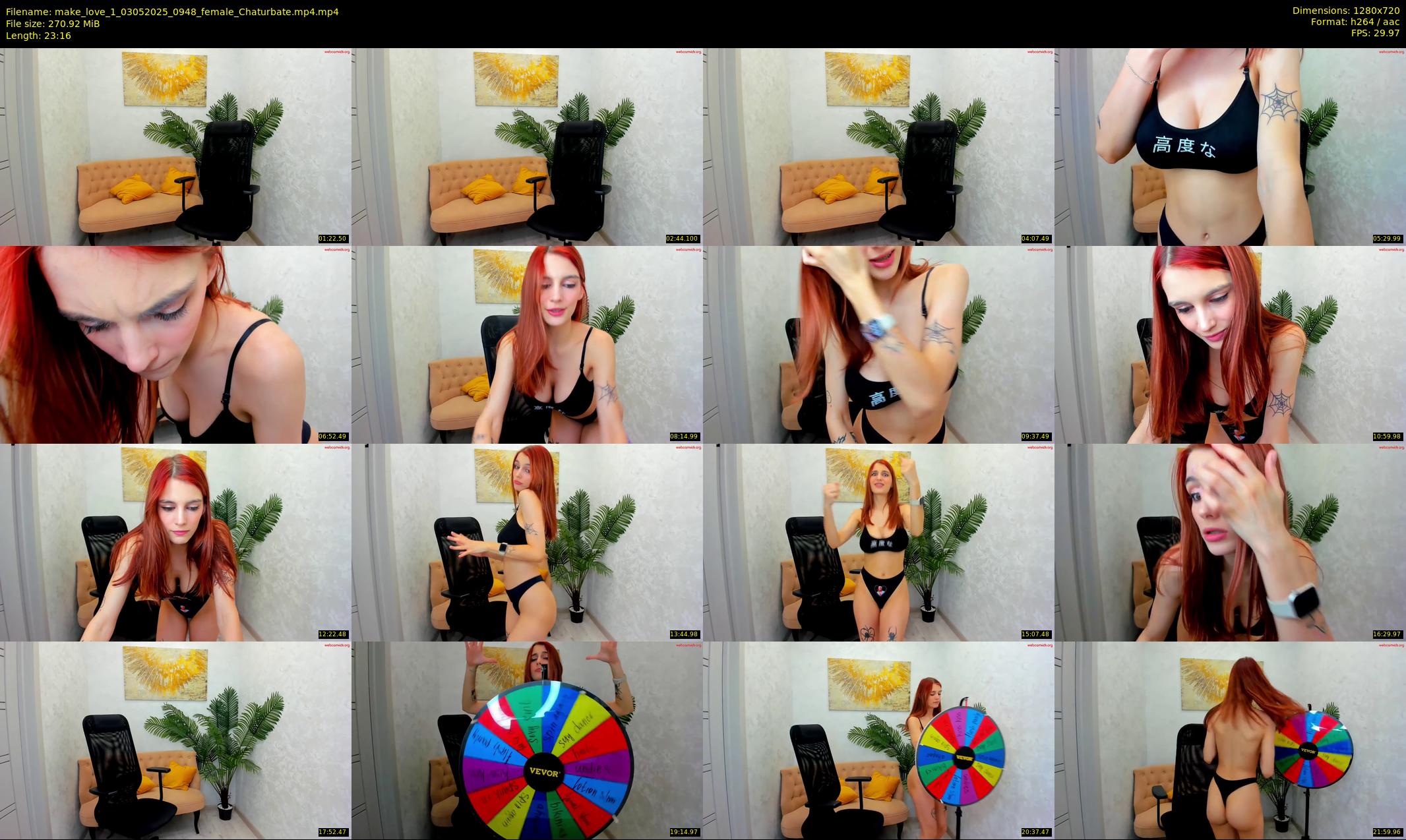 make_love_1 — 24 minute Chaturbate female cam show recording, 720p, May 3, 2025