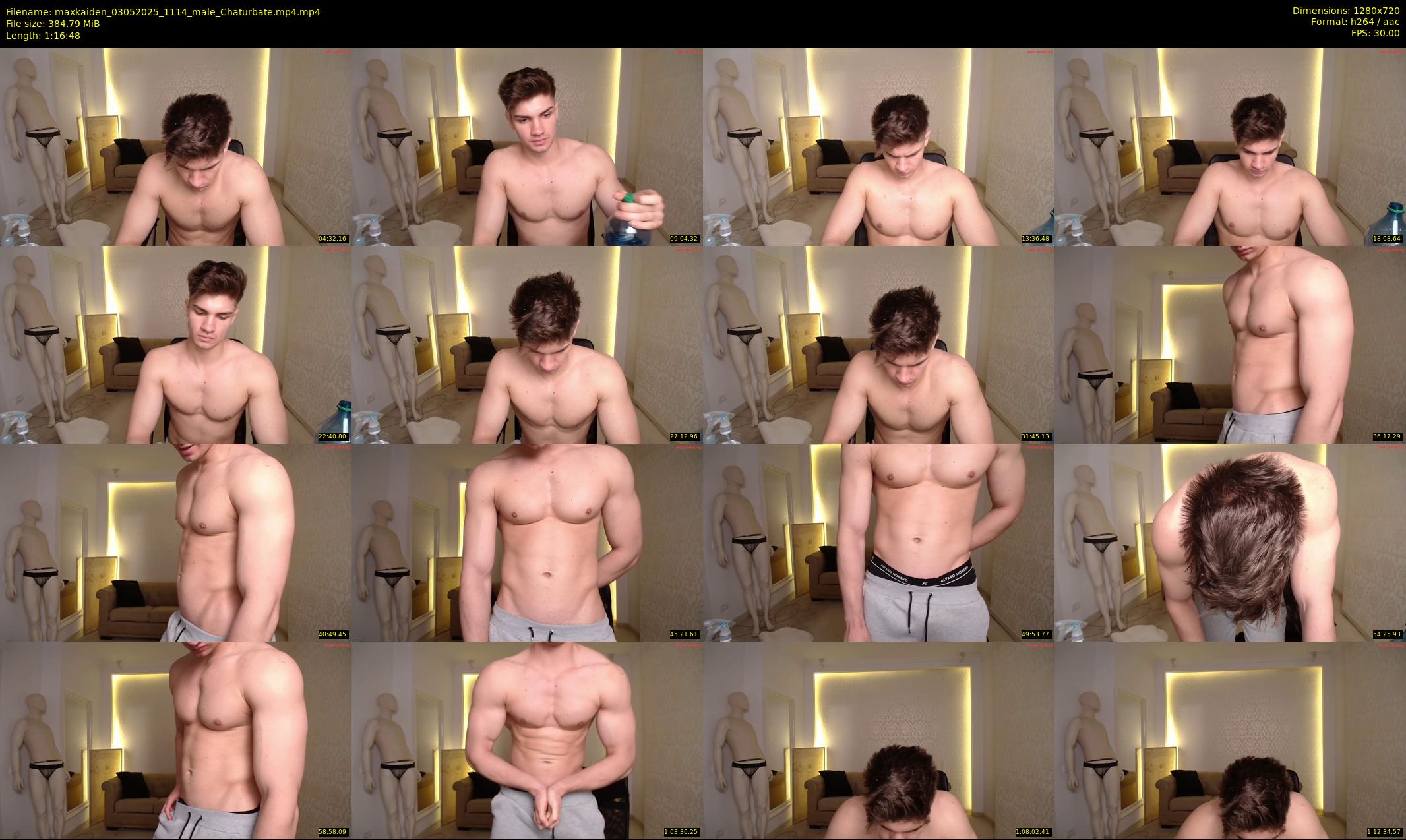 maxkaiden — 77 minute Chaturbate male cam show recording, 720p, May 3, 2025