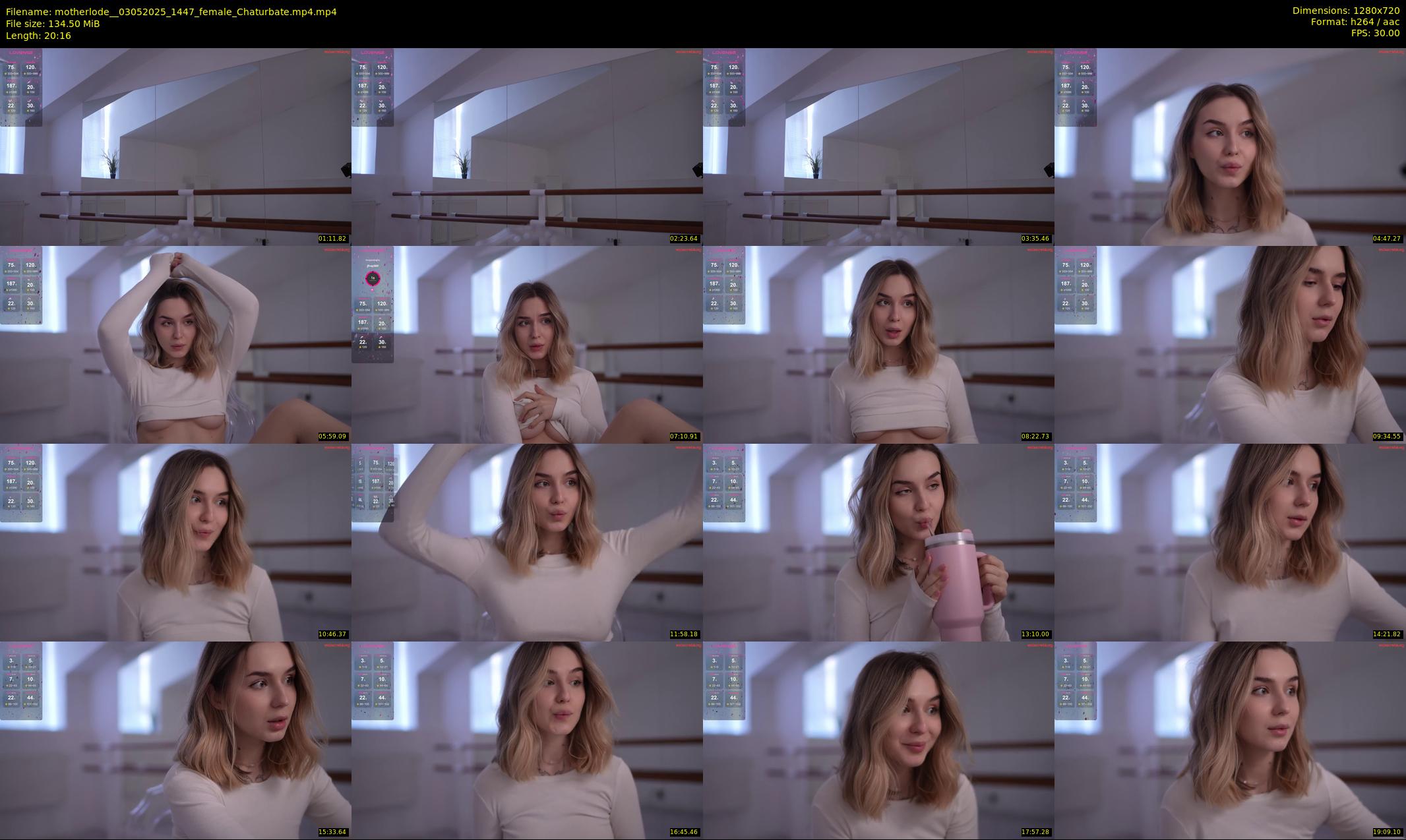motherlode_ — 21 minute Chaturbate female cam show recording, 720p, May 3, 2025