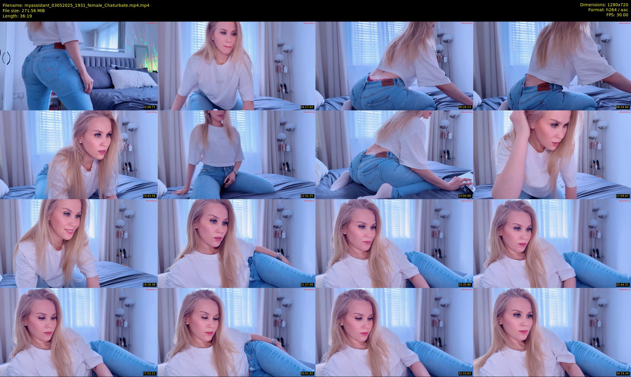 myassistant — 37 minute Chaturbate female cam show recording, 720p, May 3, 2025