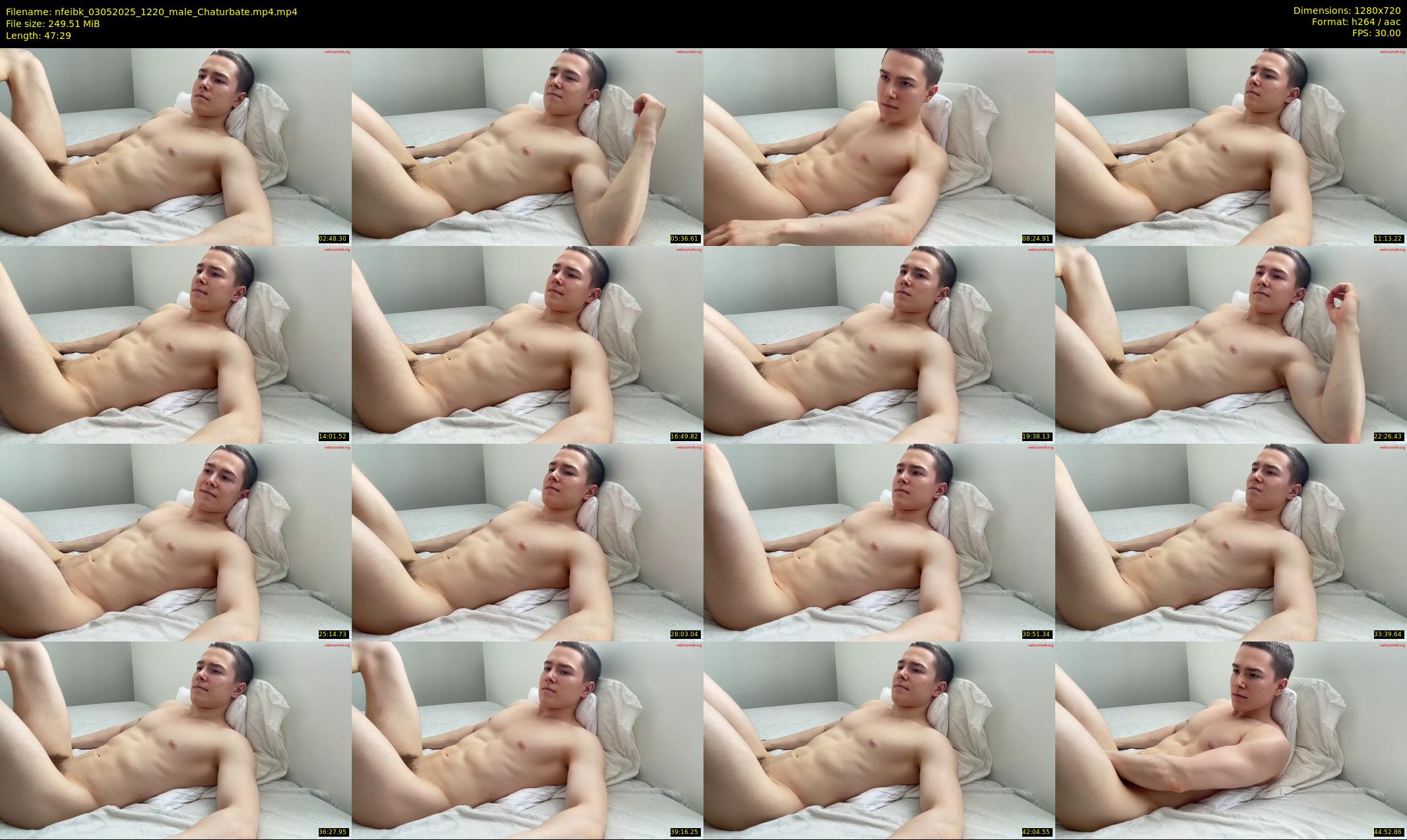 nfeibk — 48 minute Chaturbate male cam show recording, 720p, May 3, 2025