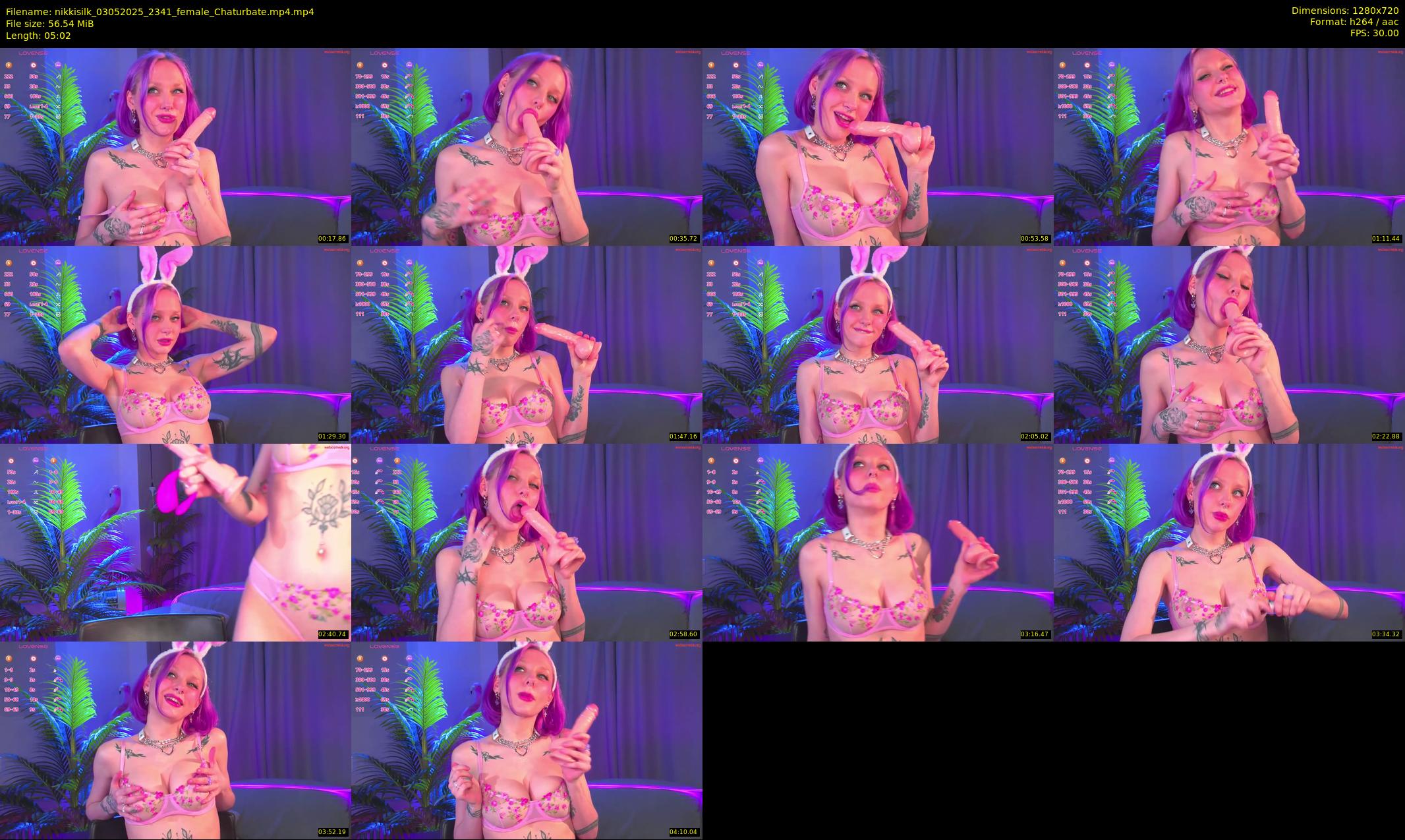 nikkisilk — 6 minute Chaturbate female cam show recording, 720p, May 3, 2025