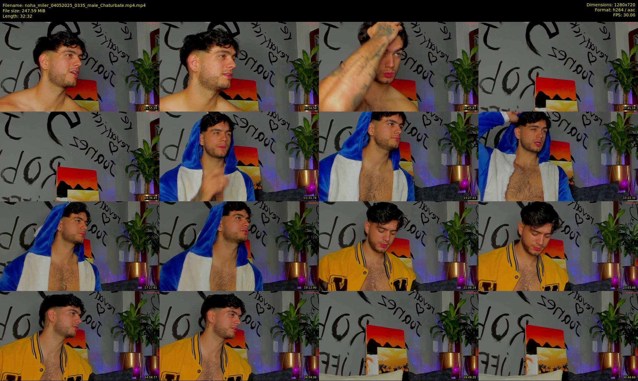 noha_miler — 33 minute Chaturbate male cam show recording, 720p, May 4, 2025