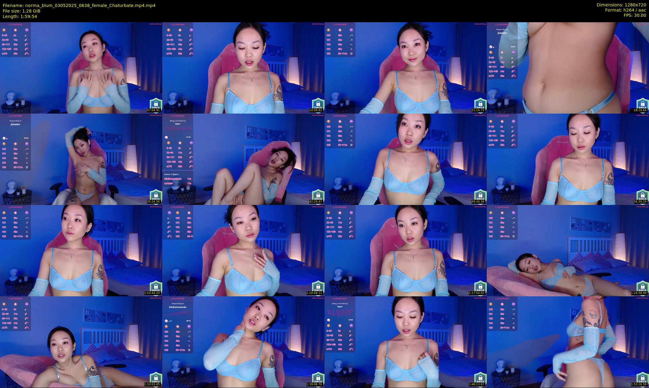 norma_blum — 120 minute Chaturbate female cam show recording, 720p, May 3, 2025
