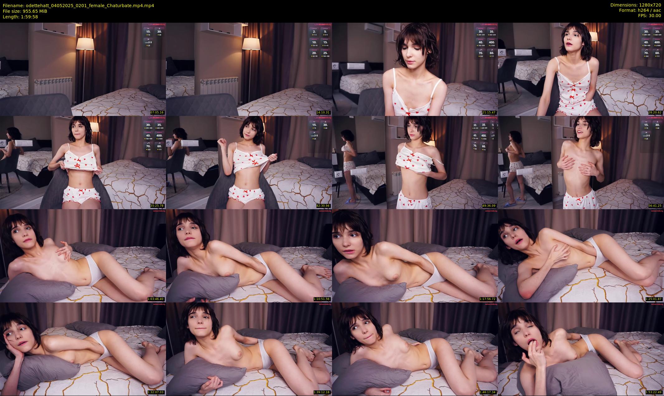 odettehatt — 120 minute Chaturbate female cam show recording, 720p, May 4, 2025