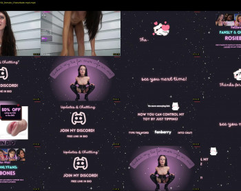 rosiebones — 15 minute Chaturbate female cam show recording, 720p, May 4, 2025