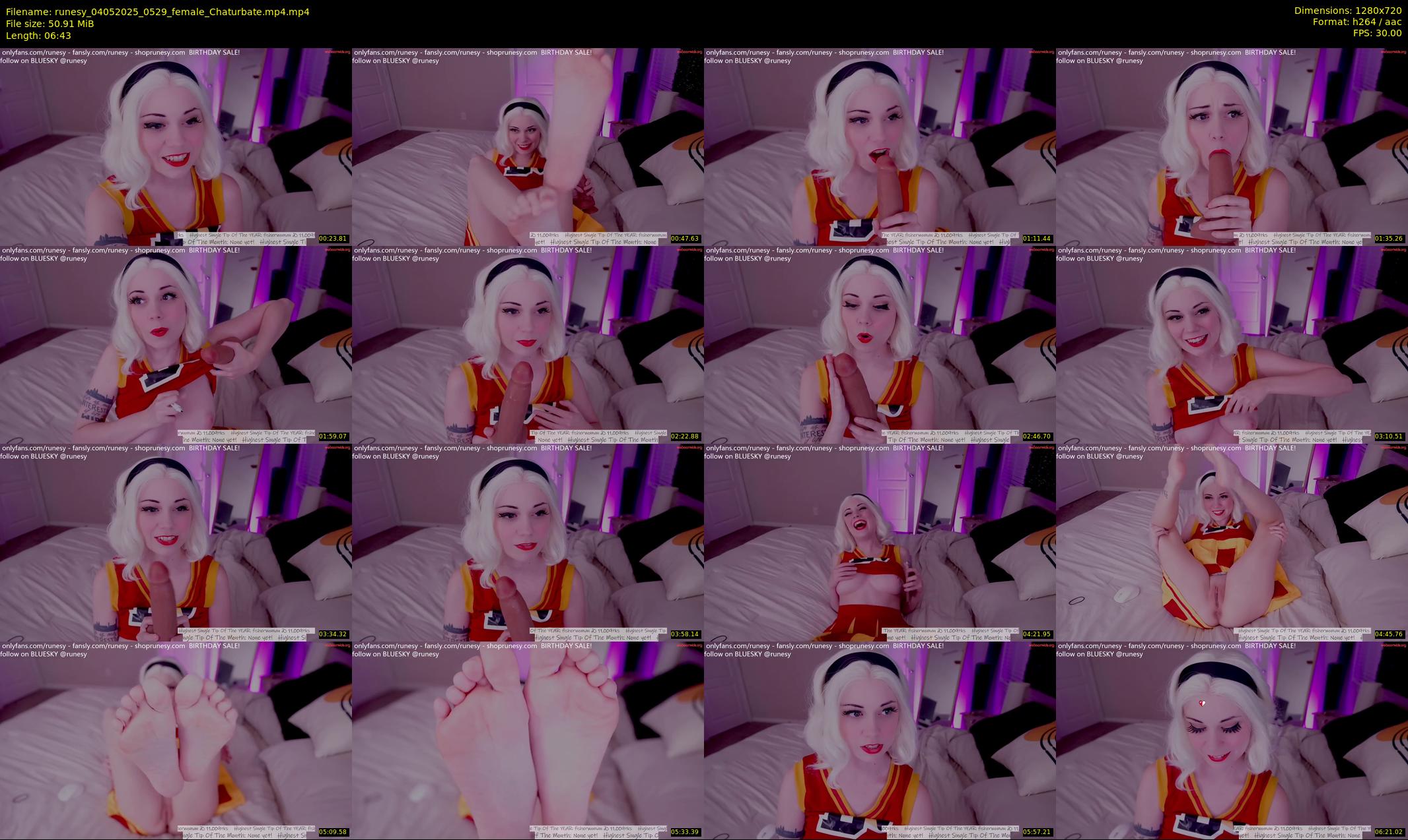 runesy — 7 minute Chaturbate female cam show recording, 720p, May 4, 2025