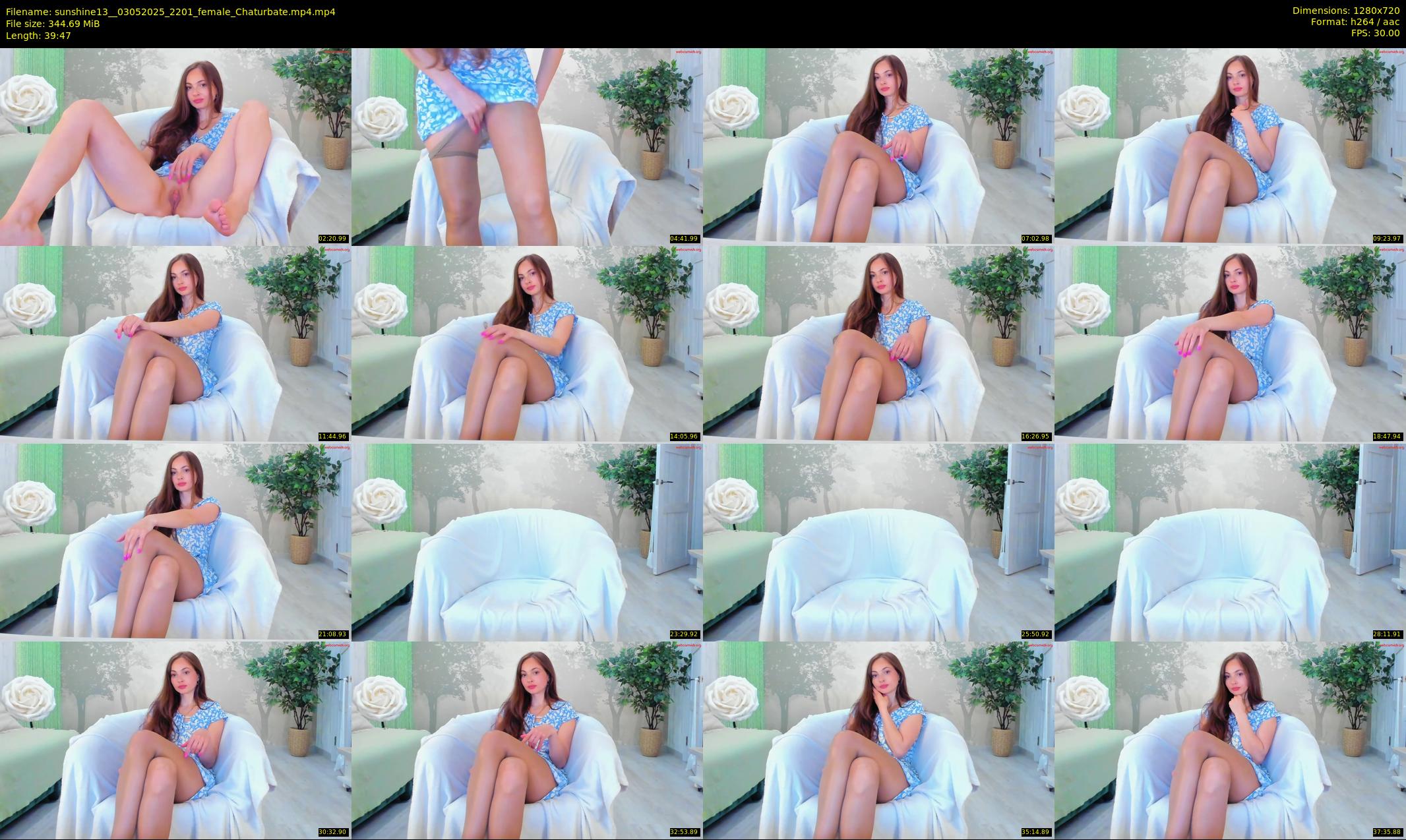 sunshine13_ — 40 minute Chaturbate female cam show recording, 720p, May 3, 2025