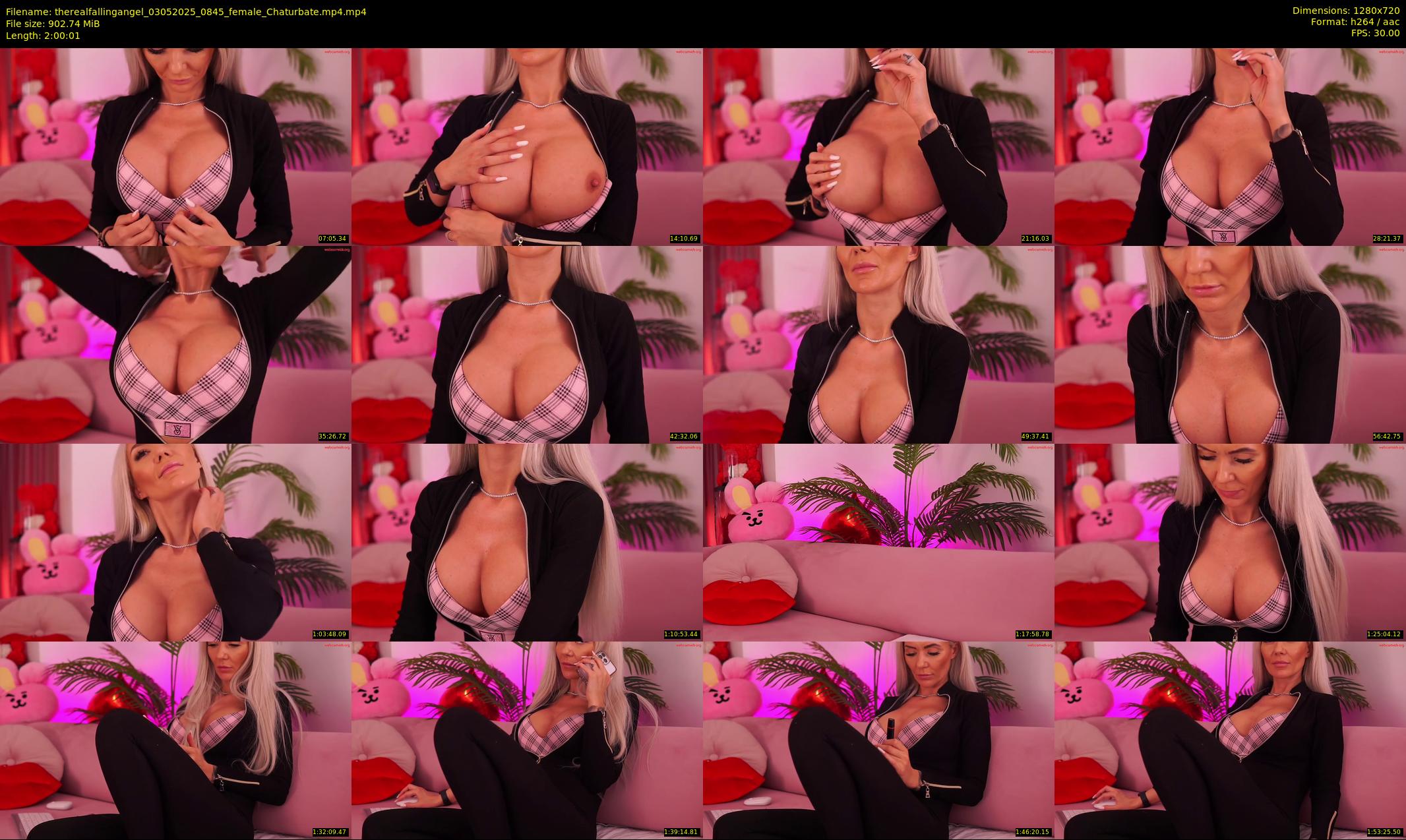 therealfallingangel — 121 minute Chaturbate female cam show recording, 720p, May 3, 2025