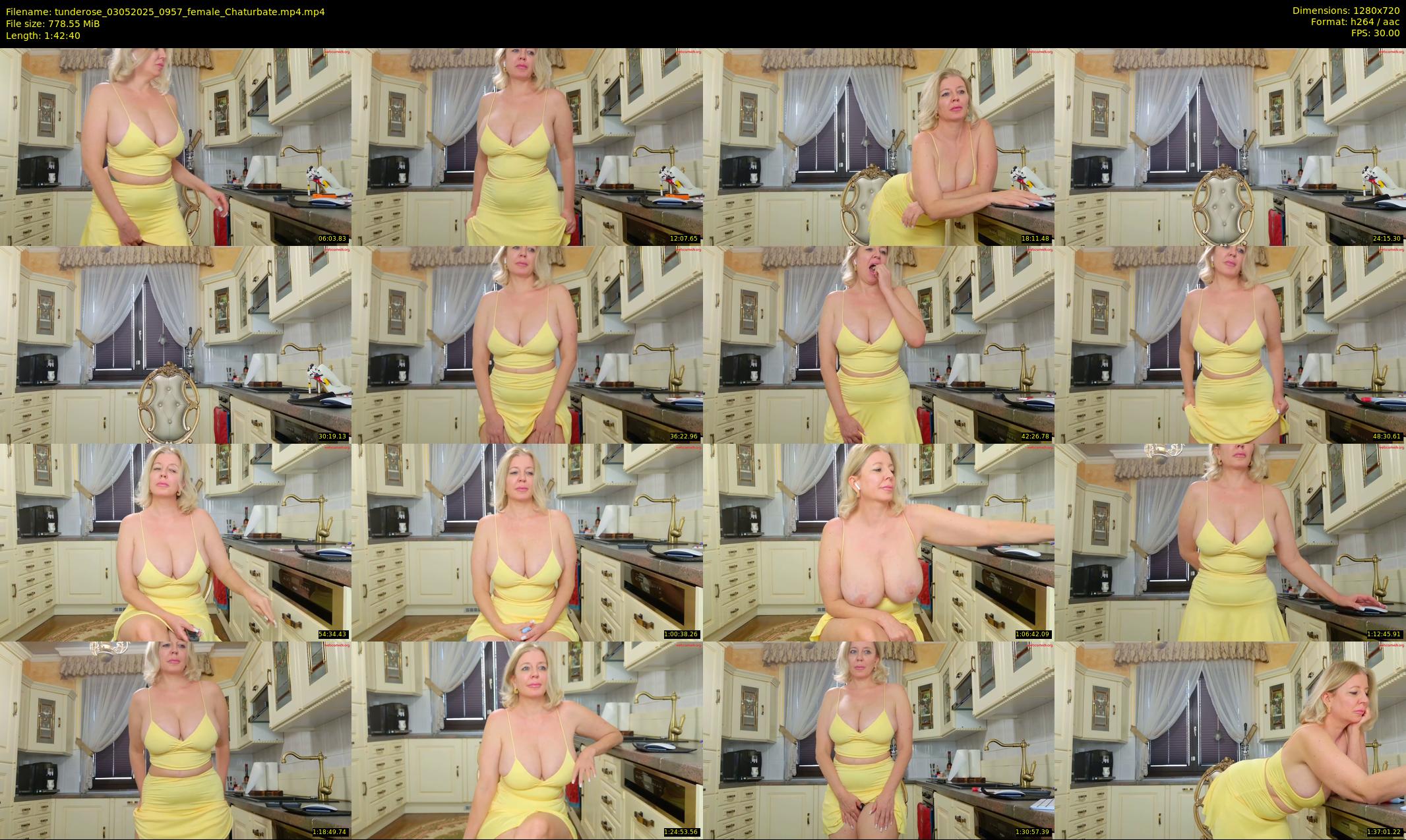 tunderose — 103 minute Chaturbate female cam show recording, 720p, May 3, 2025