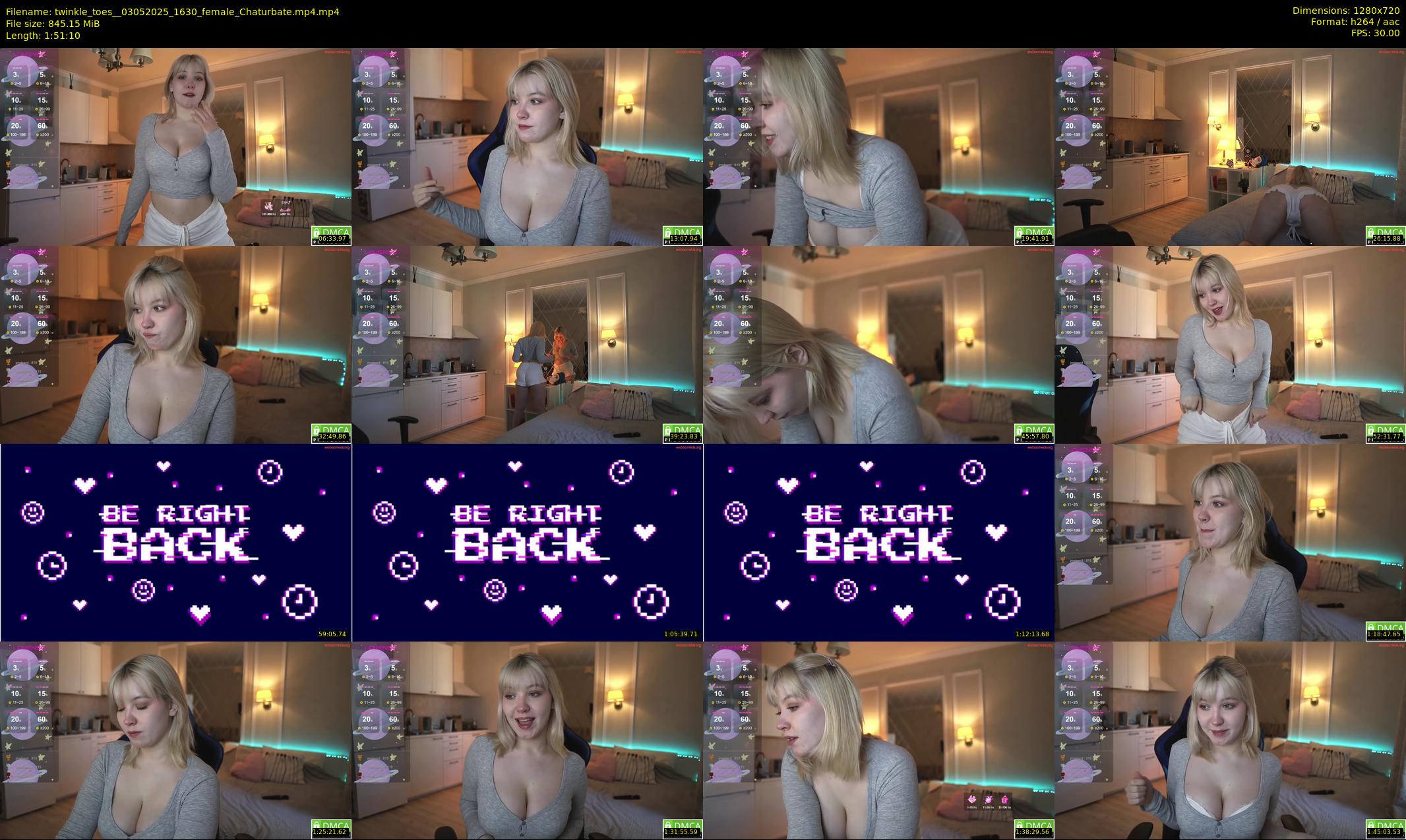 twinkle_toes_ — 112 minute Chaturbate female cam show recording, 720p, May 3, 2025