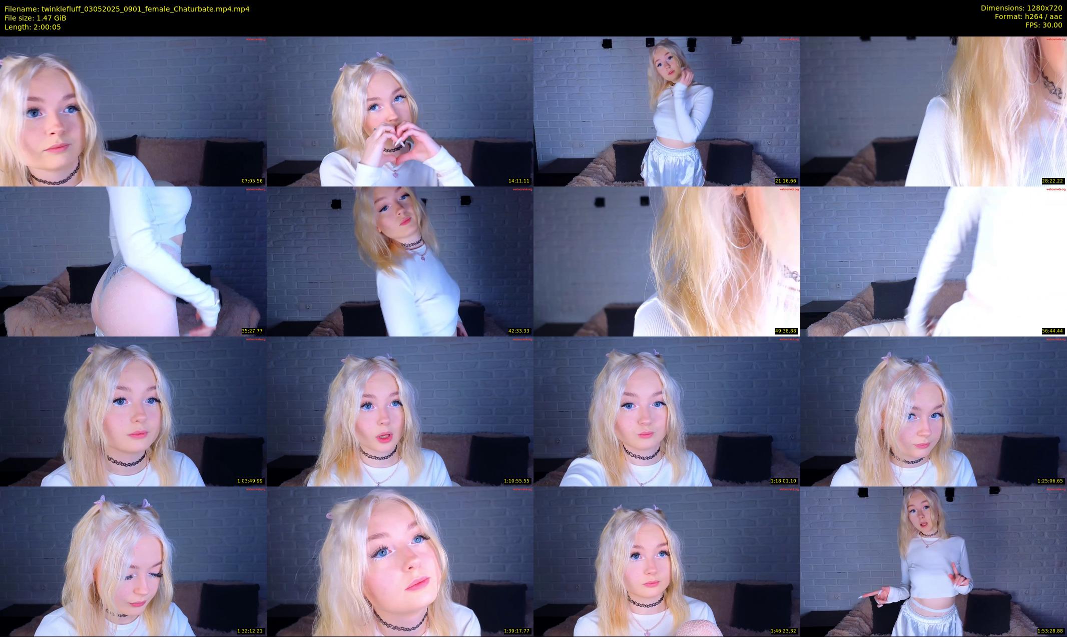 twinklefluff — 121 minute Chaturbate female cam show recording, 720p, May 3, 2025