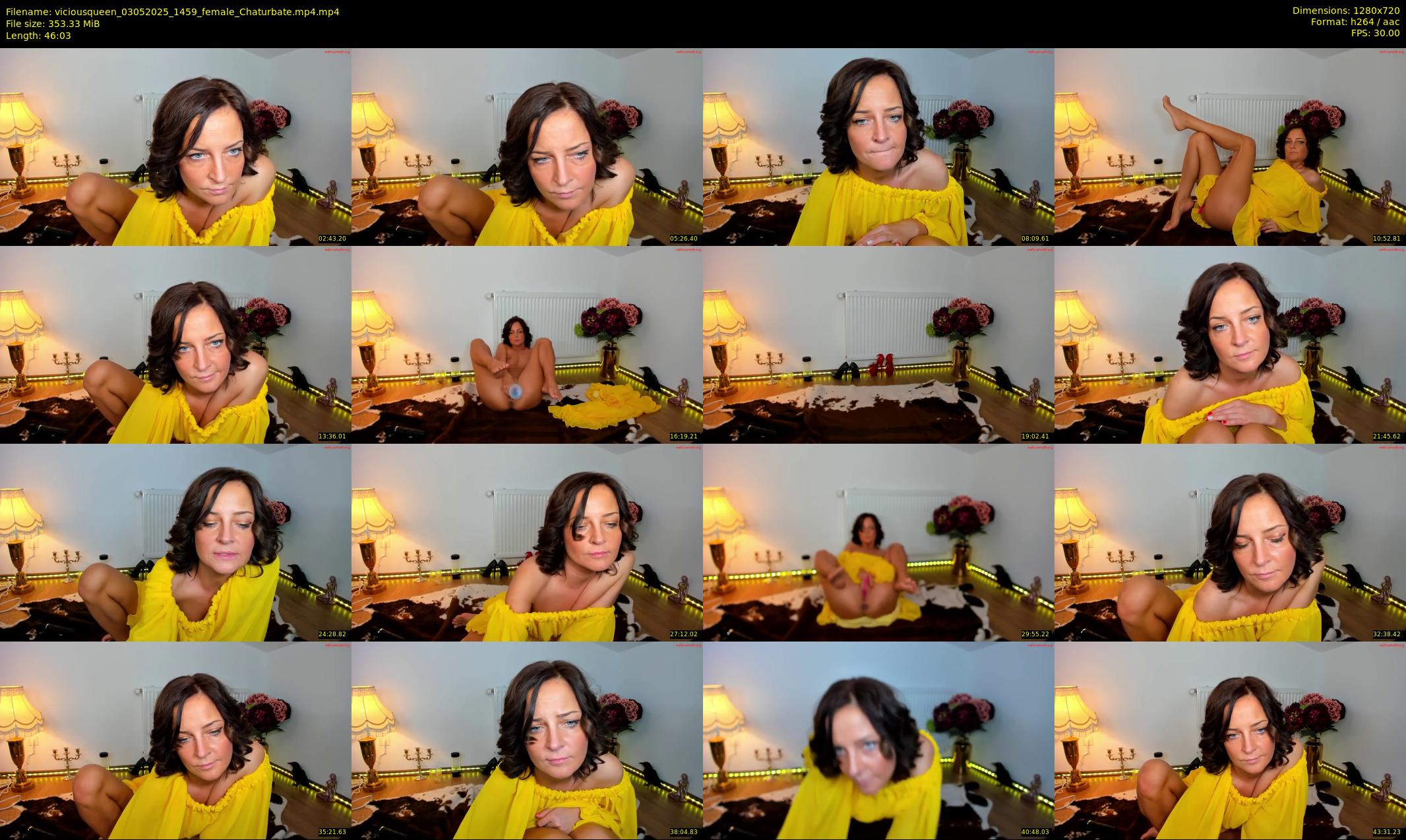 viciousqueen — 47 minute Chaturbate female cam show recording, 720p, May 3, 2025