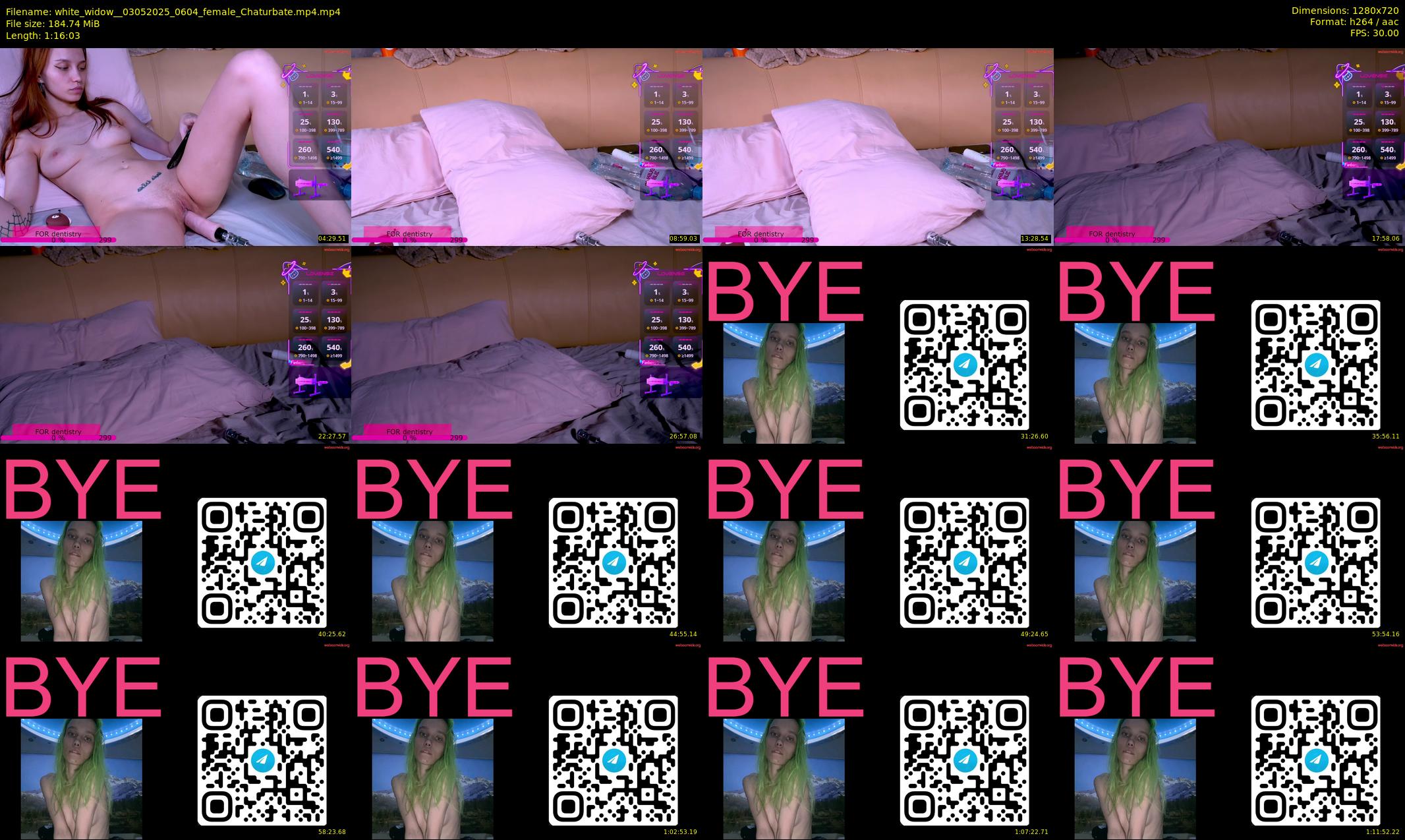 white_widow_ — 77 minute Chaturbate female cam show recording, 720p, May 3, 2025