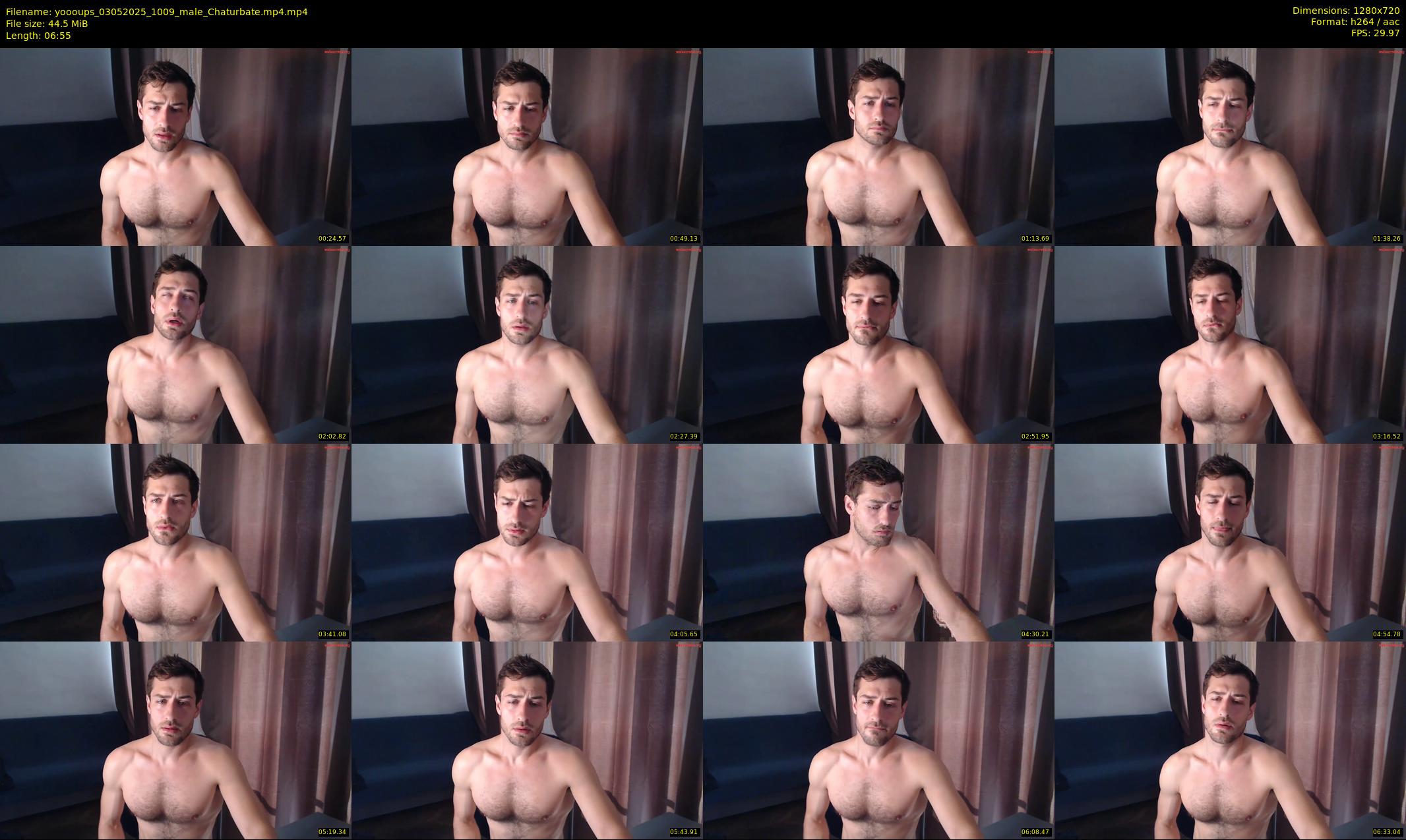 yoooups — 7 minute Chaturbate male cam show recording, 720p, May 3, 2025