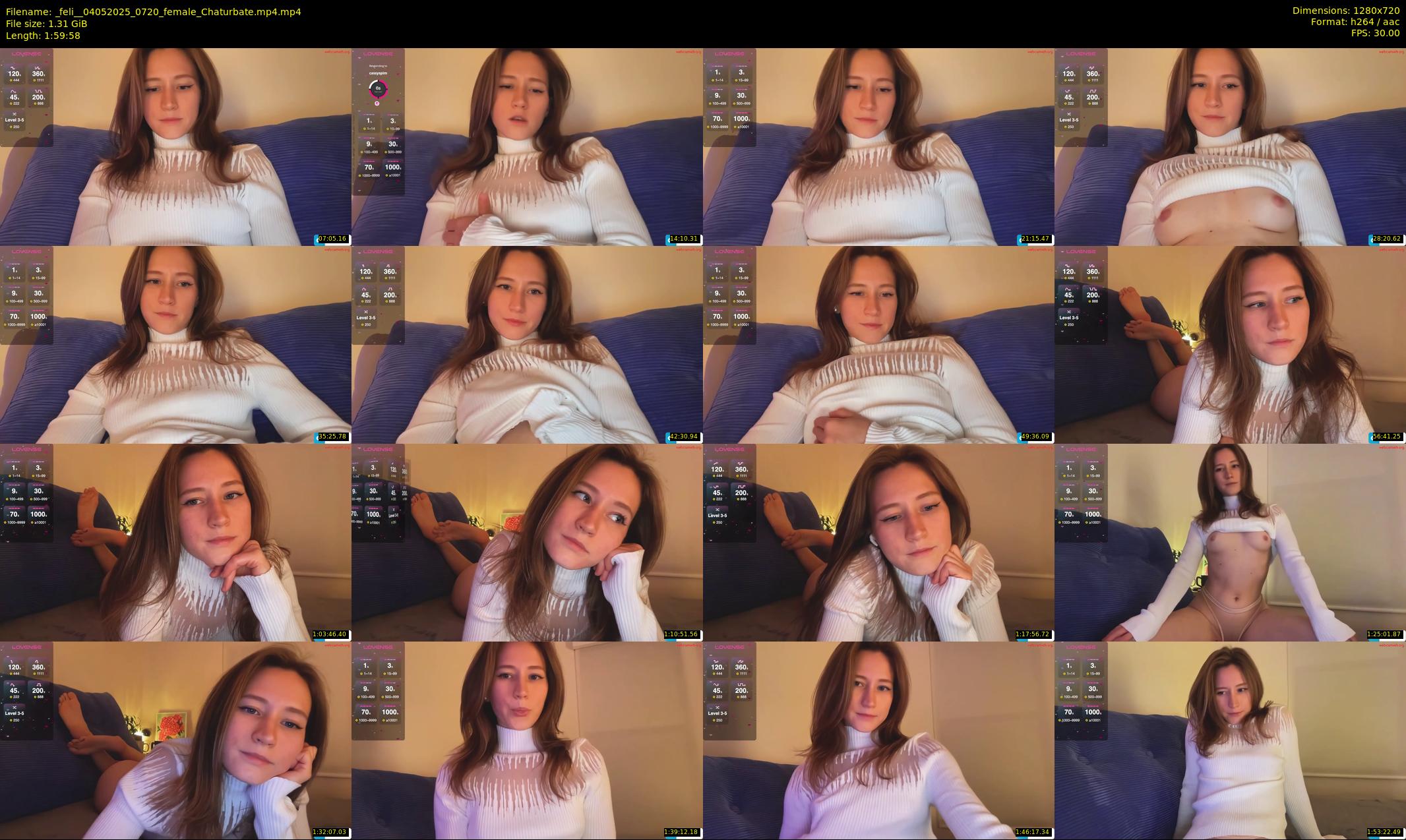 _feli_ — 120 minute Chaturbate female cam show recording, 720p, May 4, 2025
