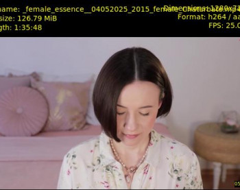 _female_essence_ — 96 minute Chaturbate female cam show recording, 720p, May 4, 2025