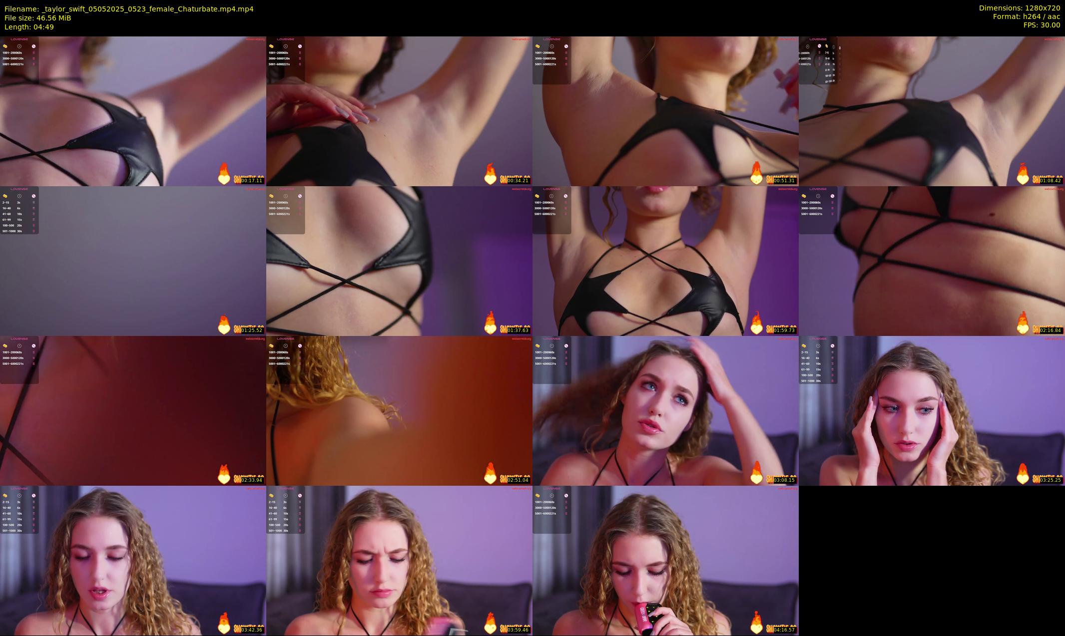 _taylor_swift — 5 minute Chaturbate female cam show recording, 720p, May 5, 2025