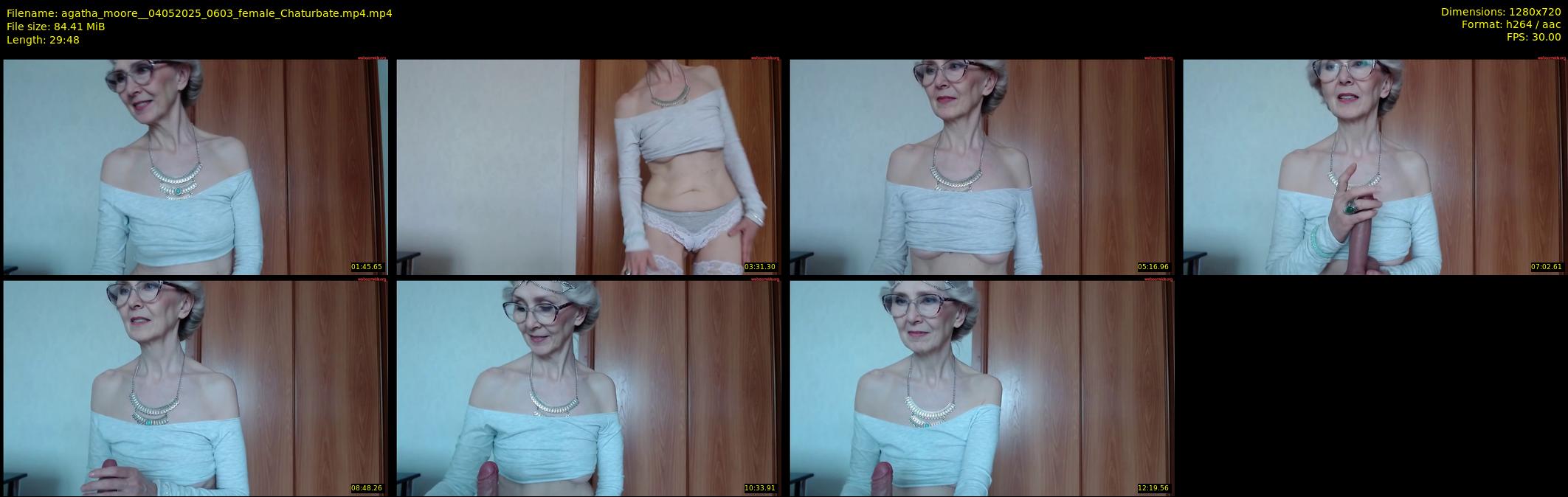 agatha_moore_ — 30 minute Chaturbate female cam show recording, 720p, May 4, 2025