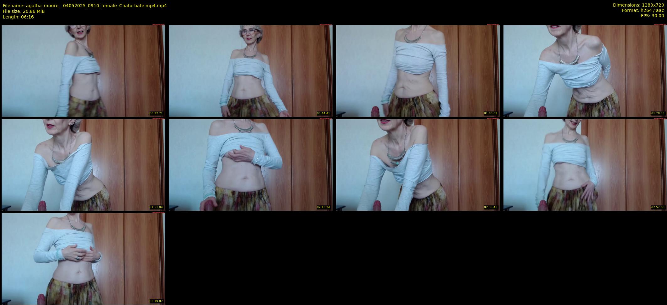 agatha_moore_ — 7 minute Chaturbate female cam show recording, 720p, May 4, 2025
