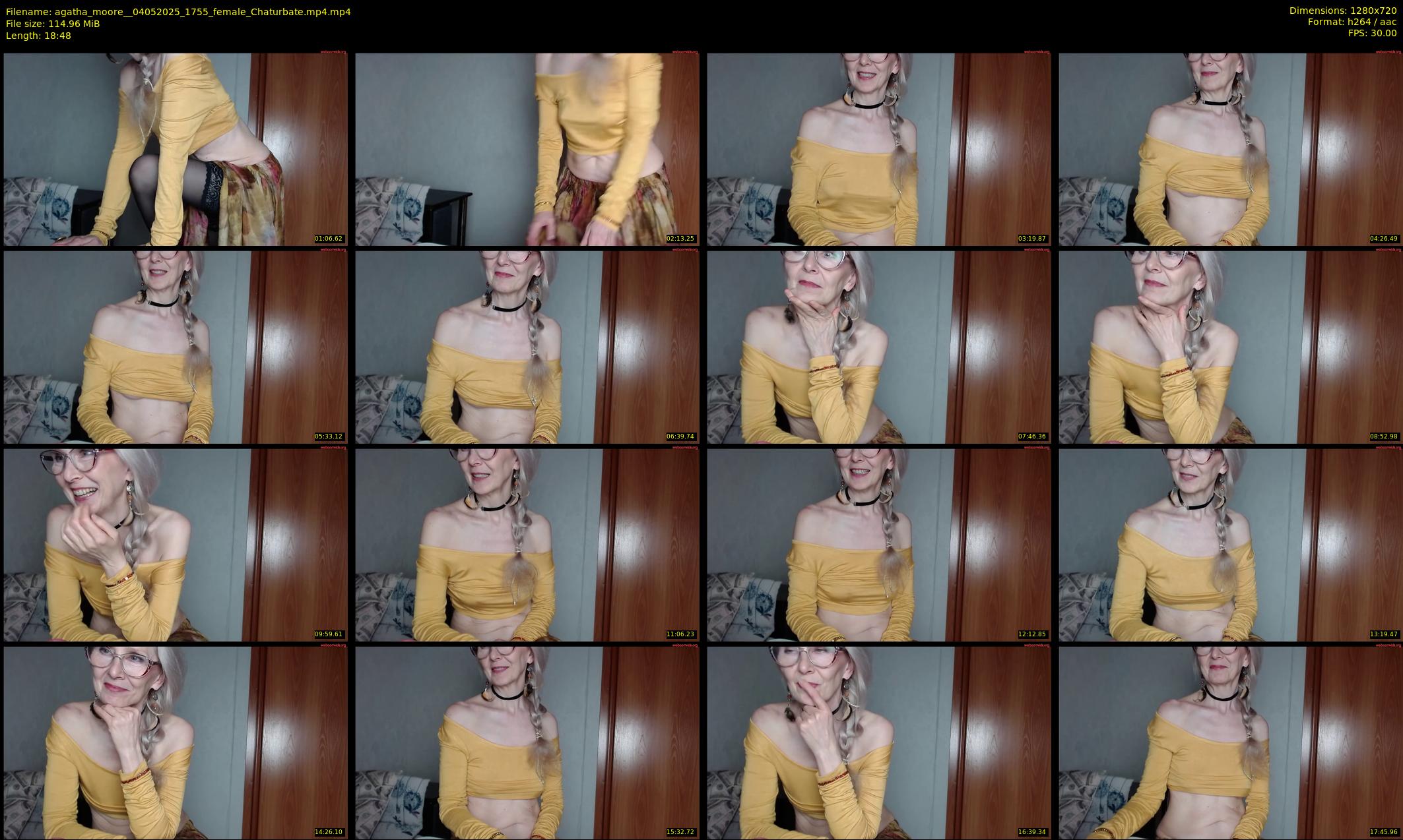 agatha_moore_ — 19 minute Chaturbate female cam show recording, 720p, May 4, 2025