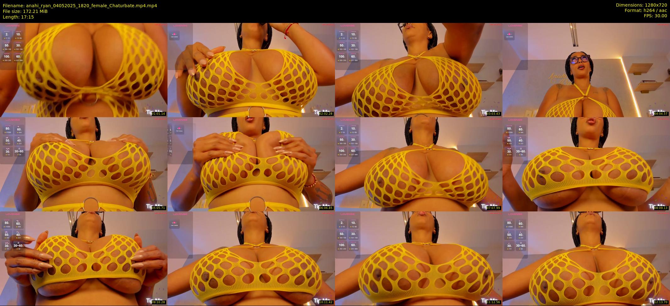 anahi_ryan — 18 minute Chaturbate female cam show recording, 720p, May 4, 2025