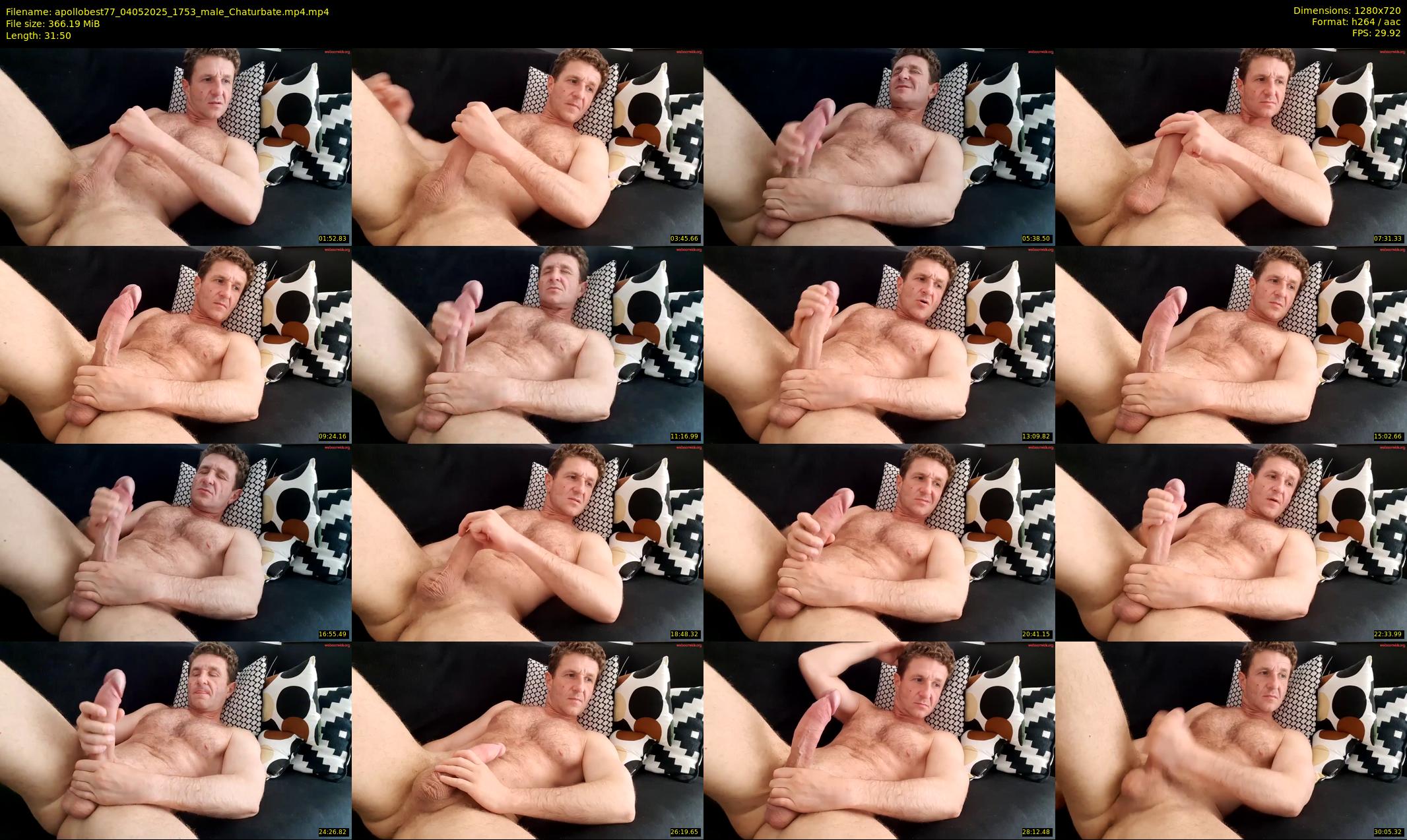 apollobest77 — 32 minute Chaturbate male cam show recording, 720p, May 4, 2025