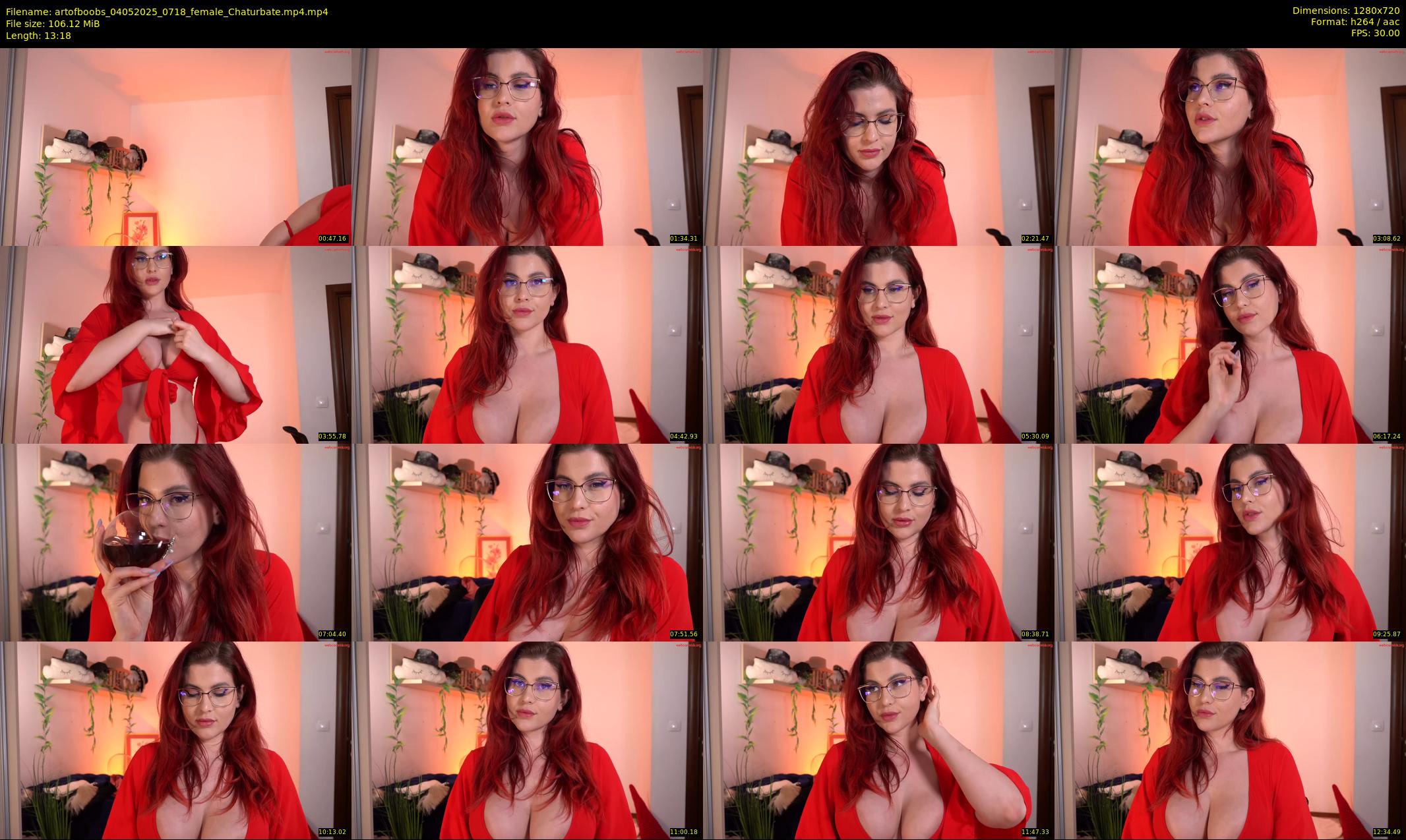 artofboobs — 14 minute Chaturbate female cam show recording, 720p, May 4, 2025