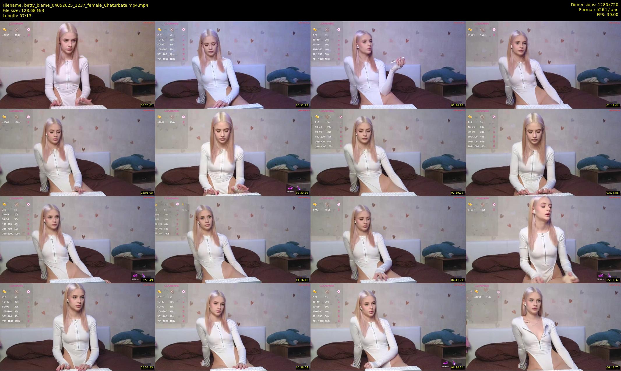 betty_blame — 8 minute Chaturbate female cam show recording, 720p, May 4, 2025