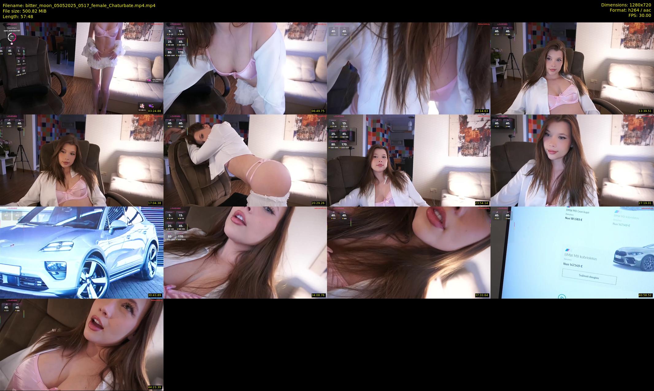 bitter_moon — 58 minute Chaturbate female cam show recording, 720p, May 5, 2025