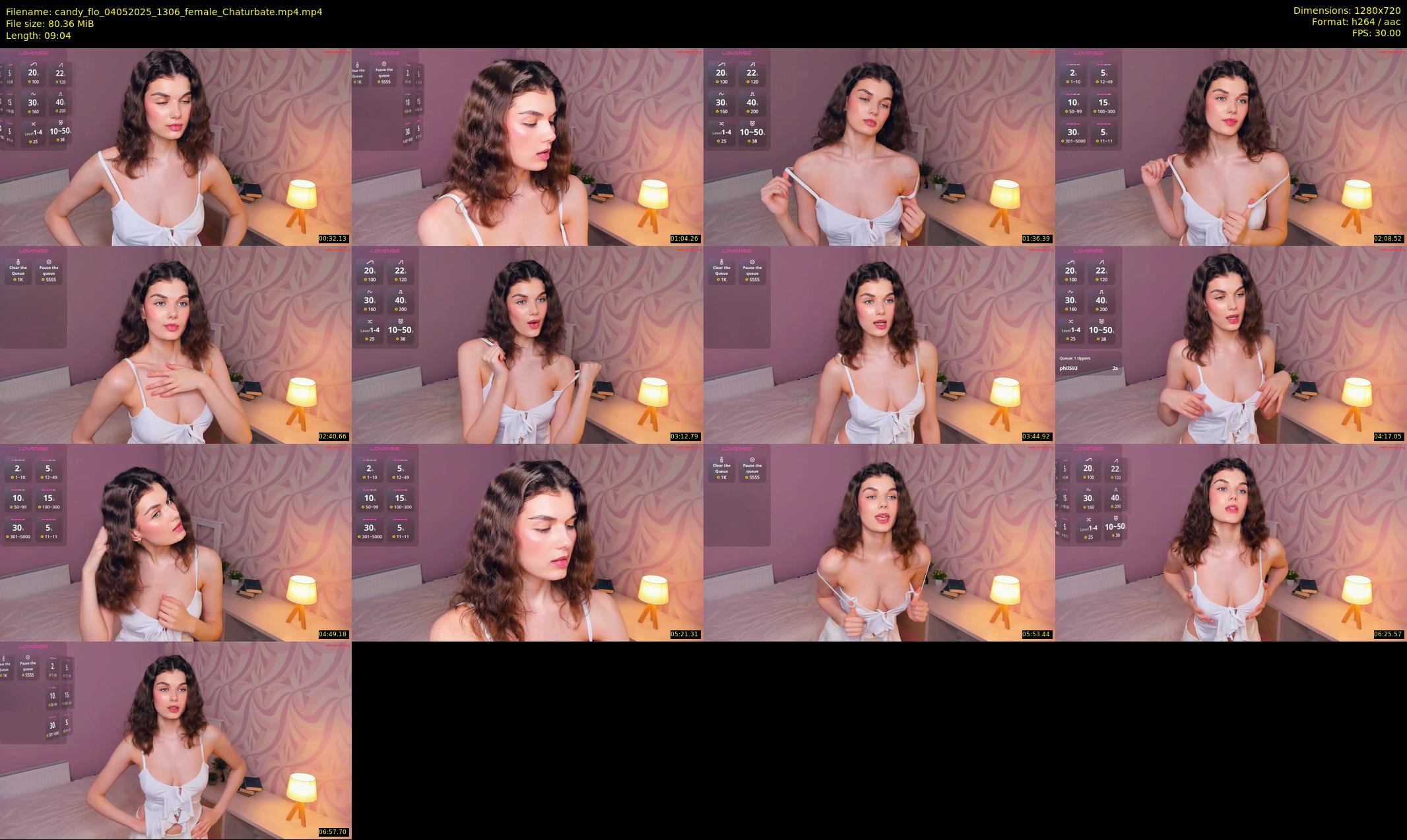 candy_flo — 10 minute Chaturbate female cam show recording, 720p, May 4, 2025