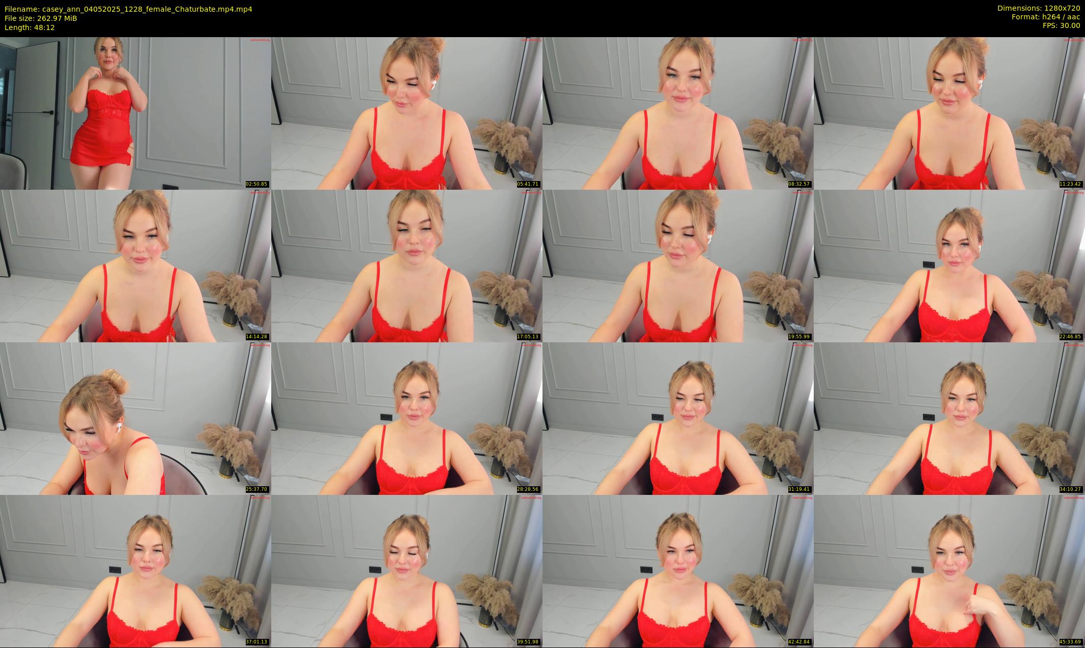 casey_ann — 49 minute Chaturbate female cam show recording, 720p, May 4, 2025