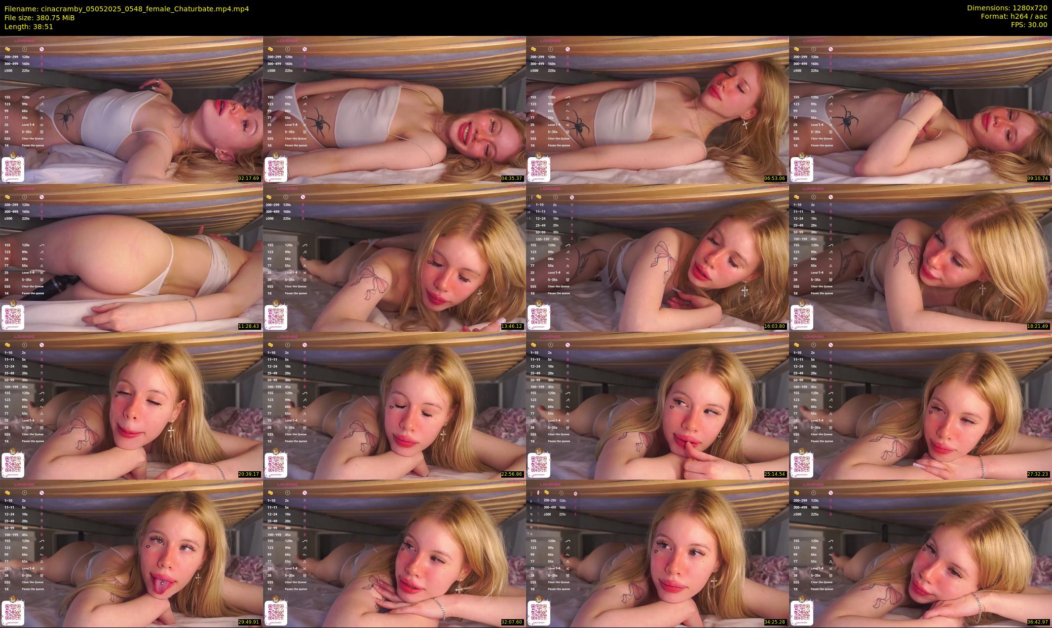 cinacramby — 39 minute Chaturbate female cam show recording, 720p, May 5, 2025