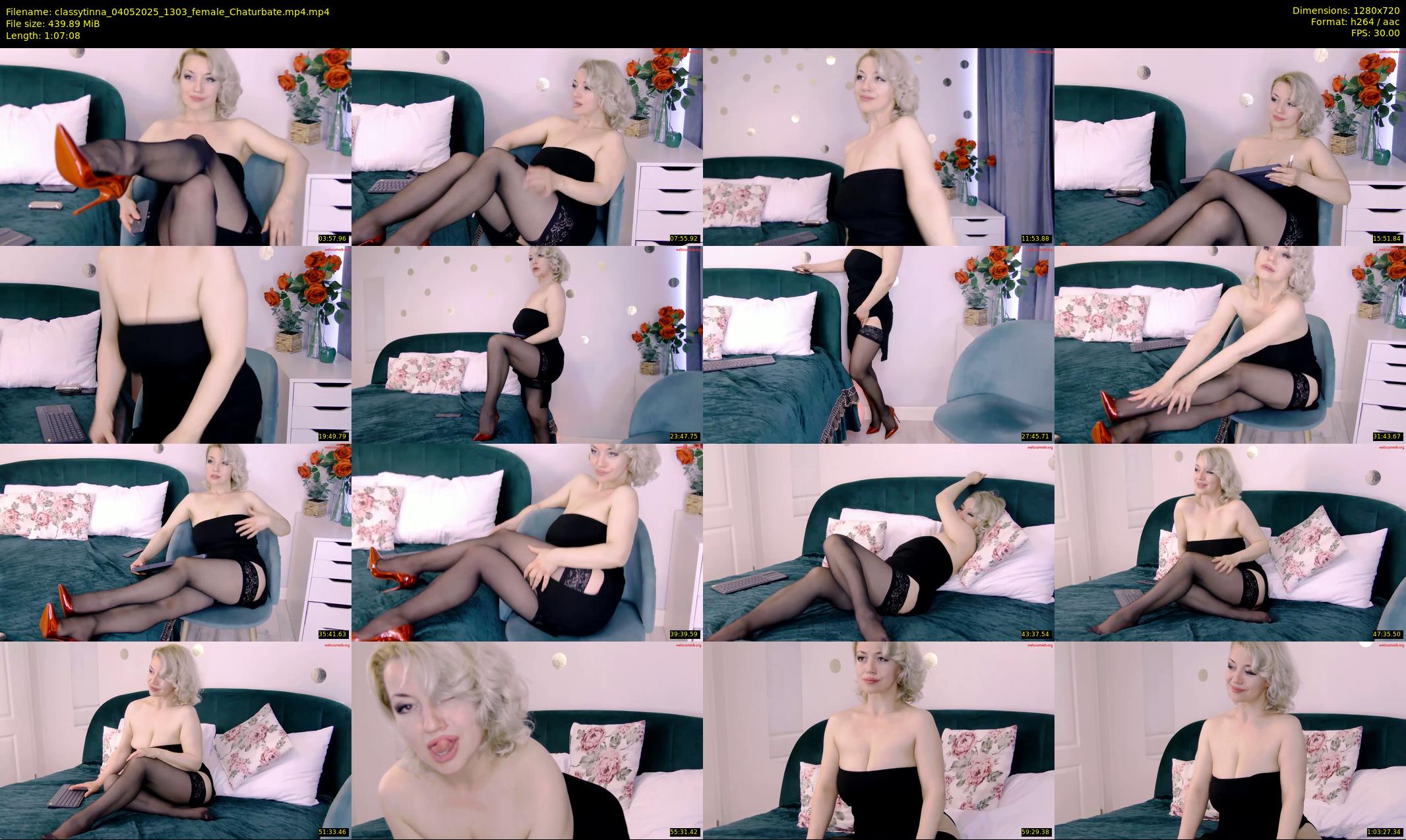 classytinna — 68 minute Chaturbate female cam show recording, 720p, May 4, 2025