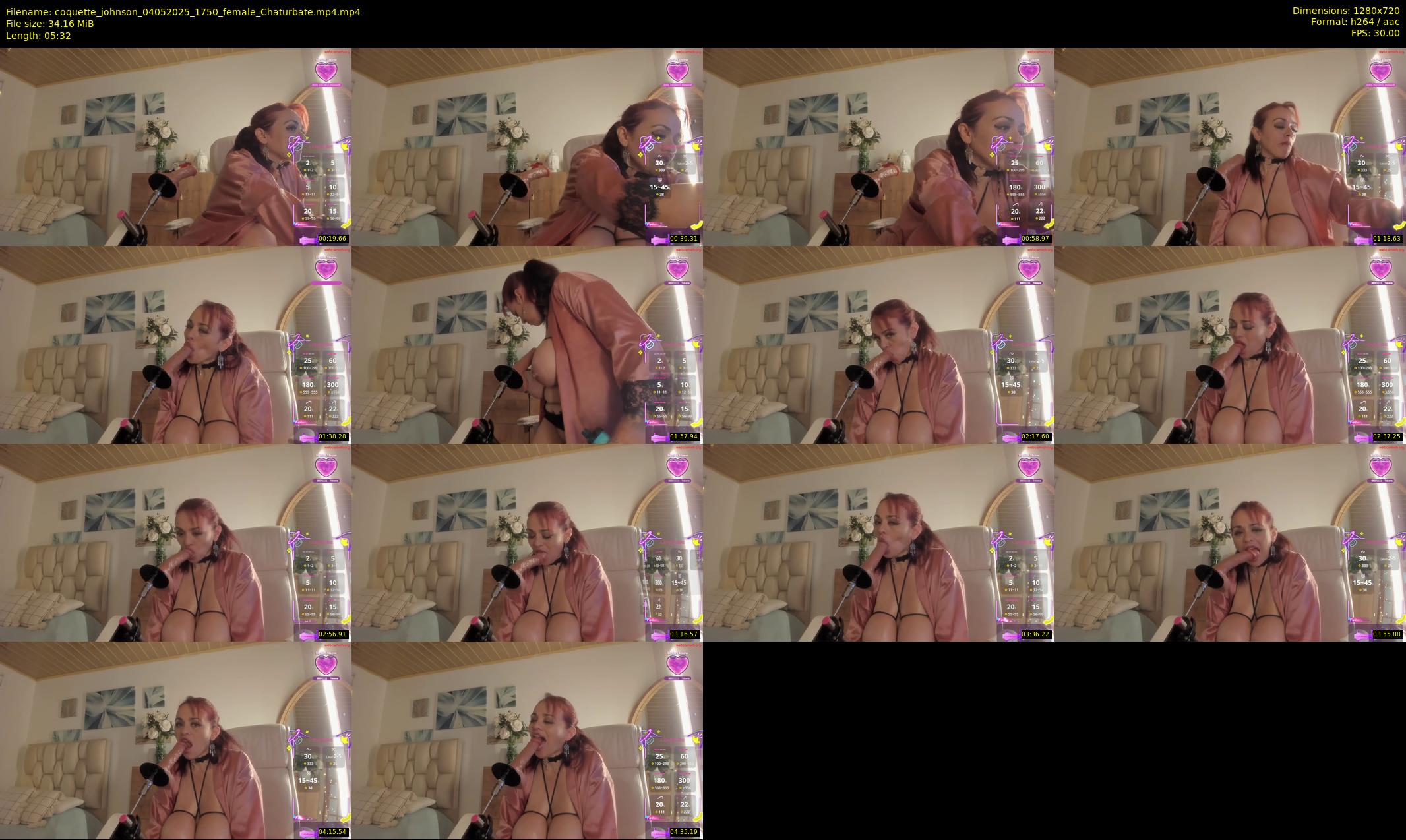 coquette_johnson — 6 minute Chaturbate female cam show recording, 720p, May 4, 2025