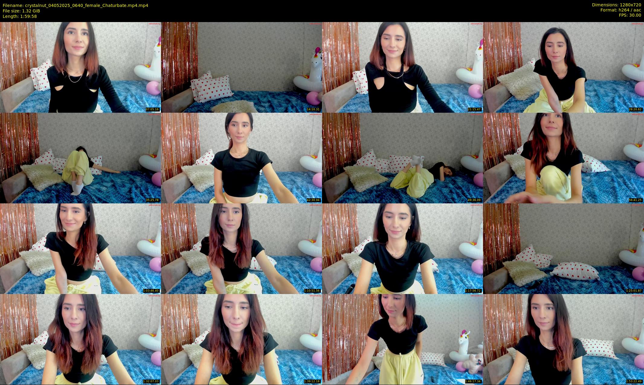 crystalnut — 120 minute Chaturbate female cam show recording, 720p, May 4, 2025