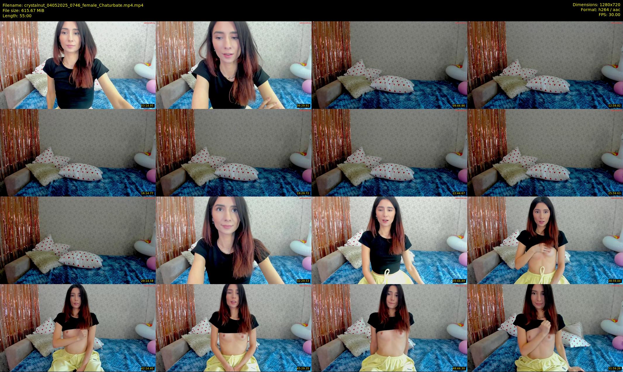 crystalnut — 55 minute Chaturbate female cam show recording, 720p, May 4, 2025