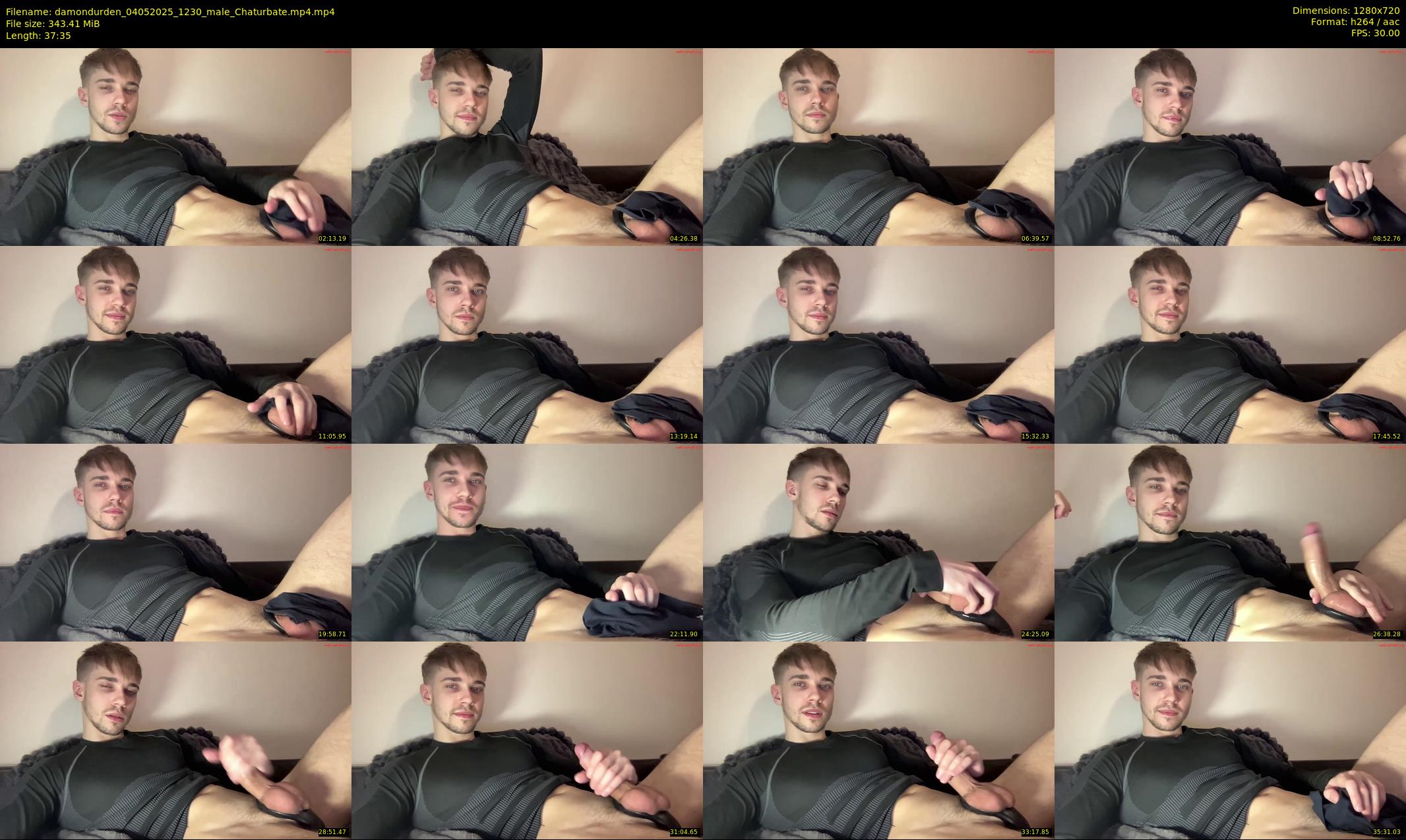 damondurden — 38 minute Chaturbate male cam show recording, 720p, May 4, 2025