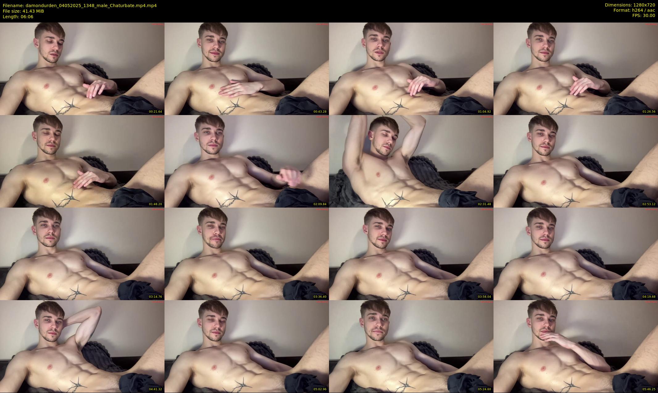 damondurden — 7 minute Chaturbate male cam show recording, 720p, May 4, 2025