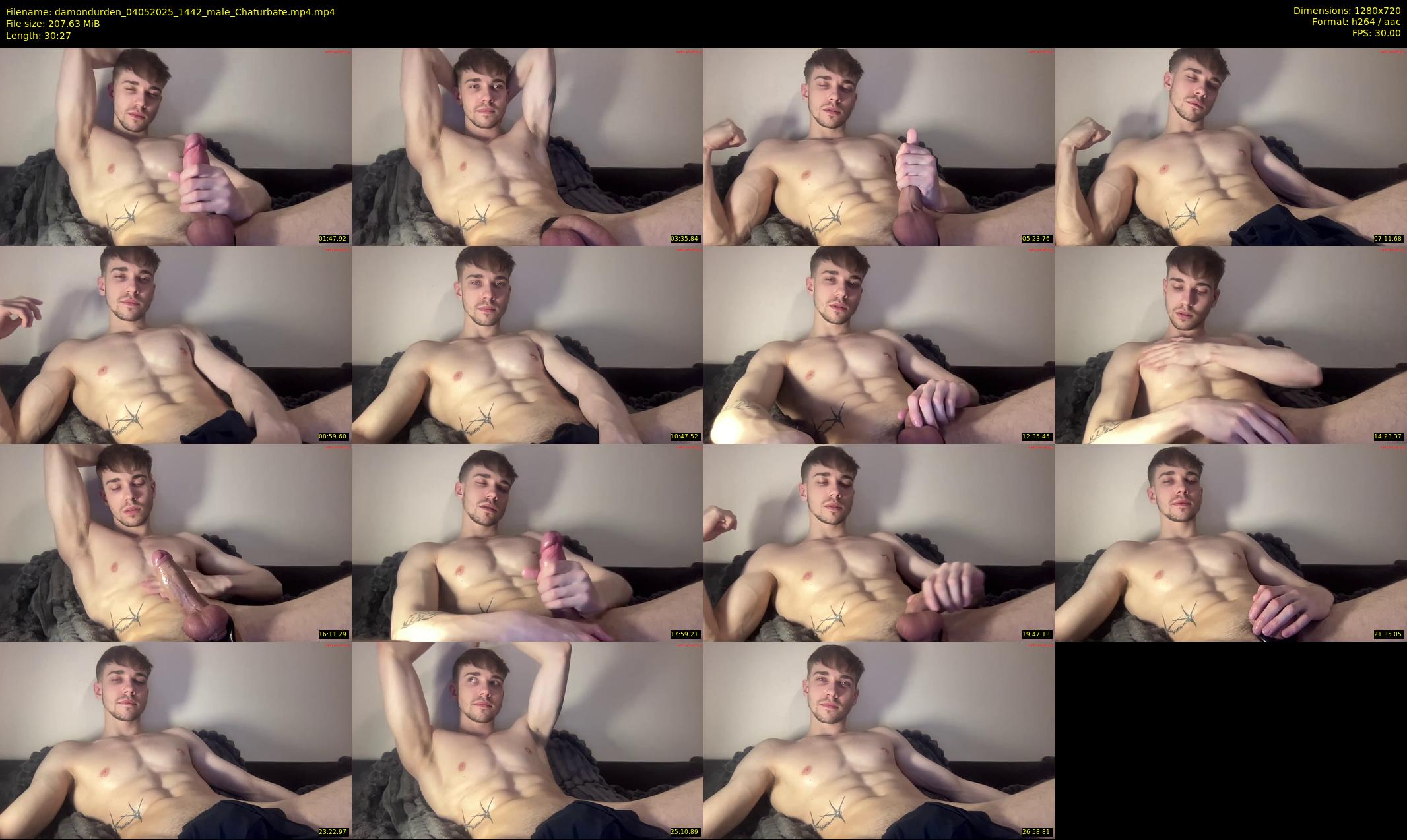 damondurden — 31 minute Chaturbate male cam show recording, 720p, May 4, 2025