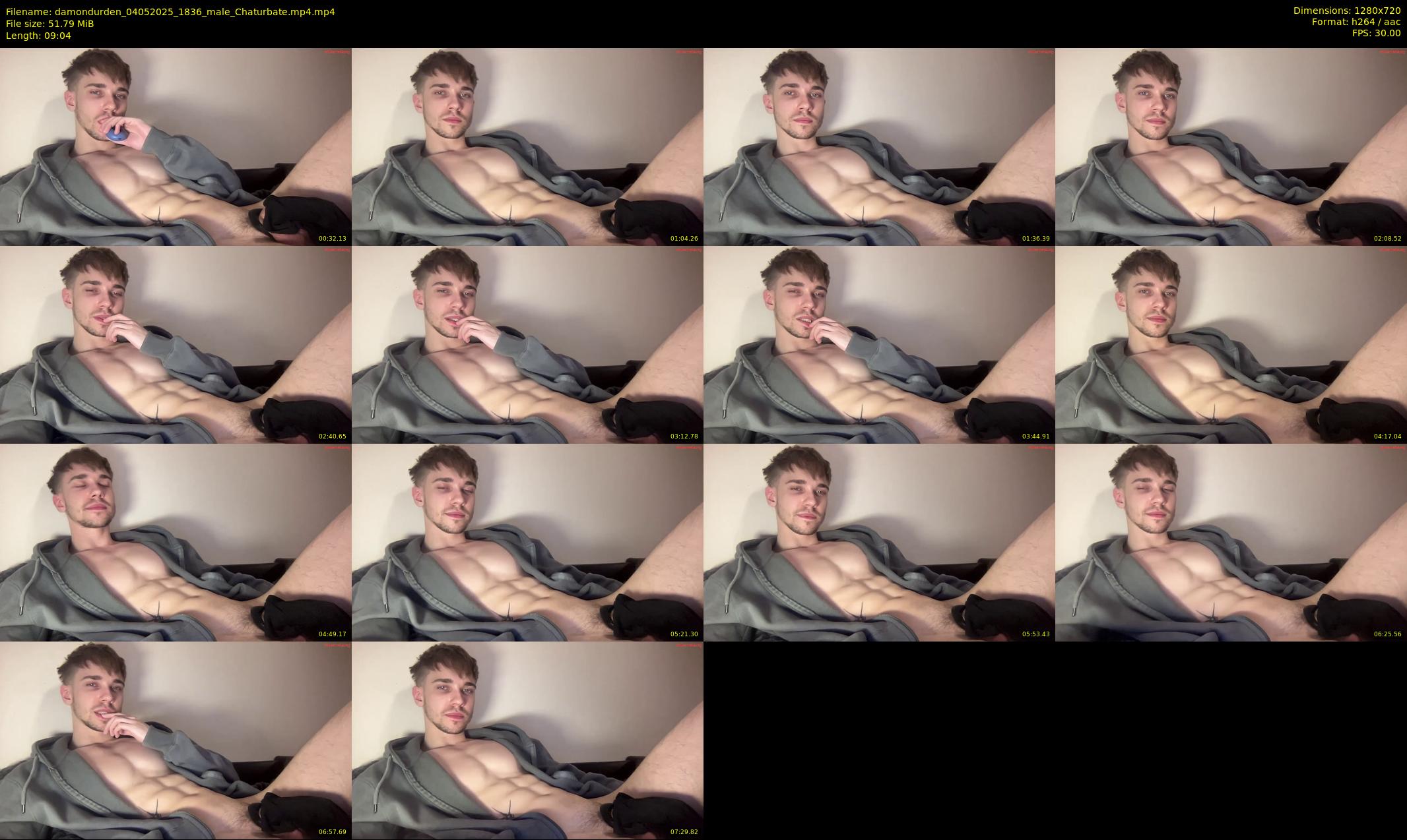 damondurden — 10 minute Chaturbate male cam show recording, 720p, May 4, 2025